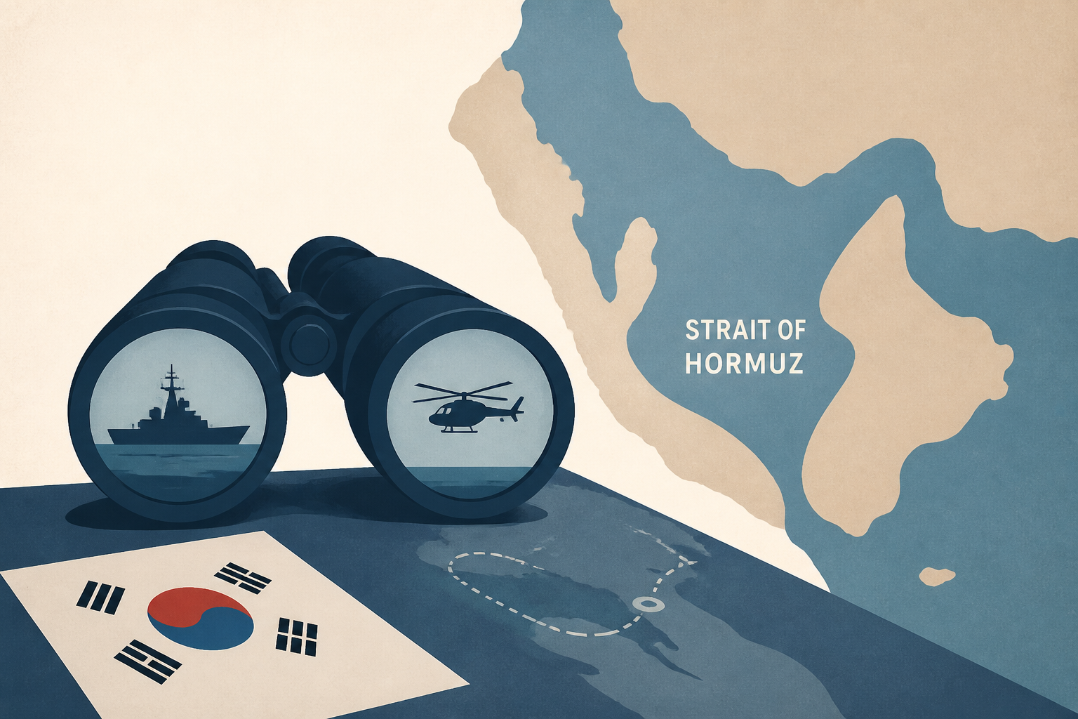 South Korea reviews military options for the Strait of Hormuz
