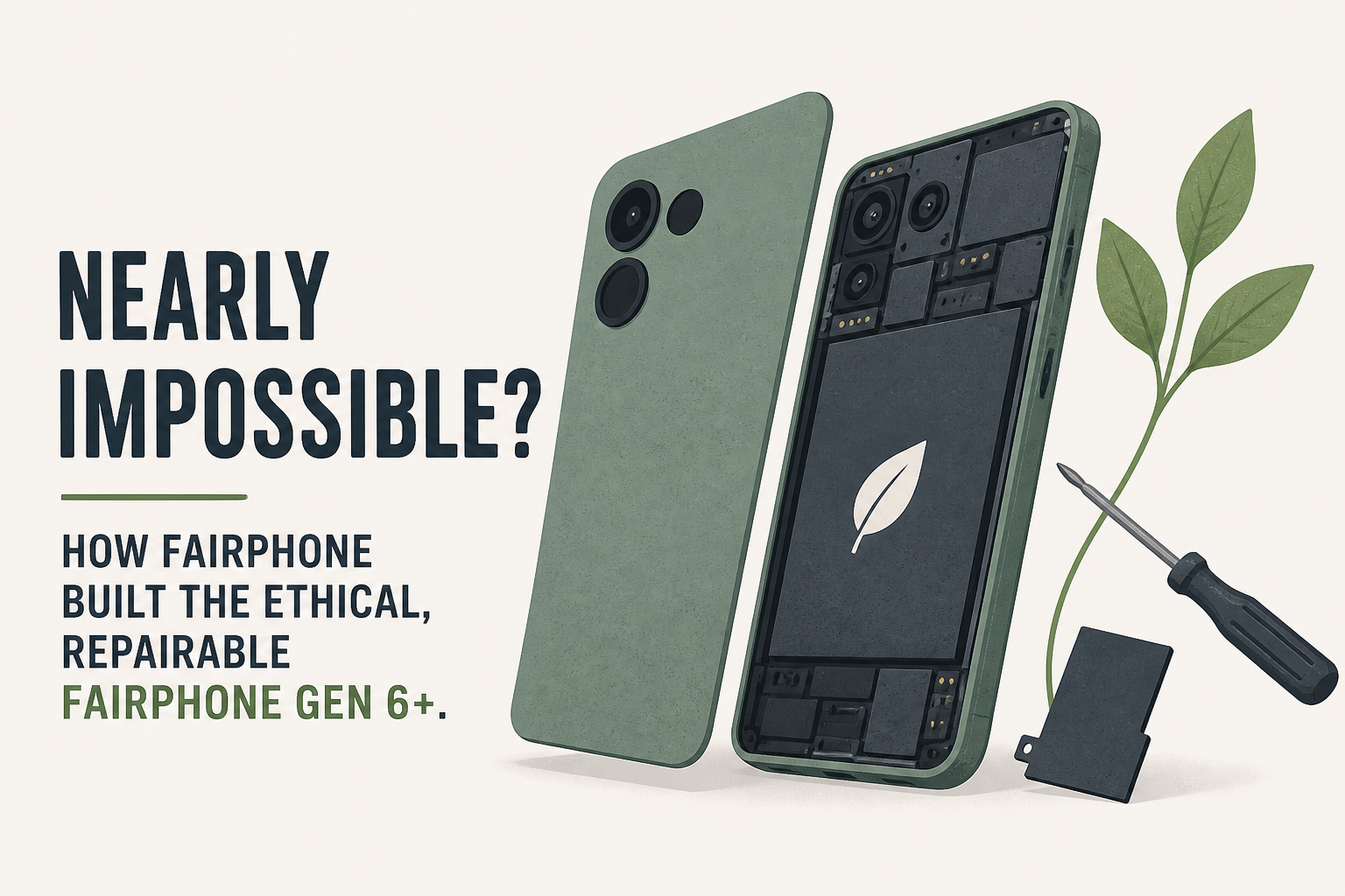 Nearly impossible? How Fairphone built the ethical, repairable Fairphone Gen 6+.