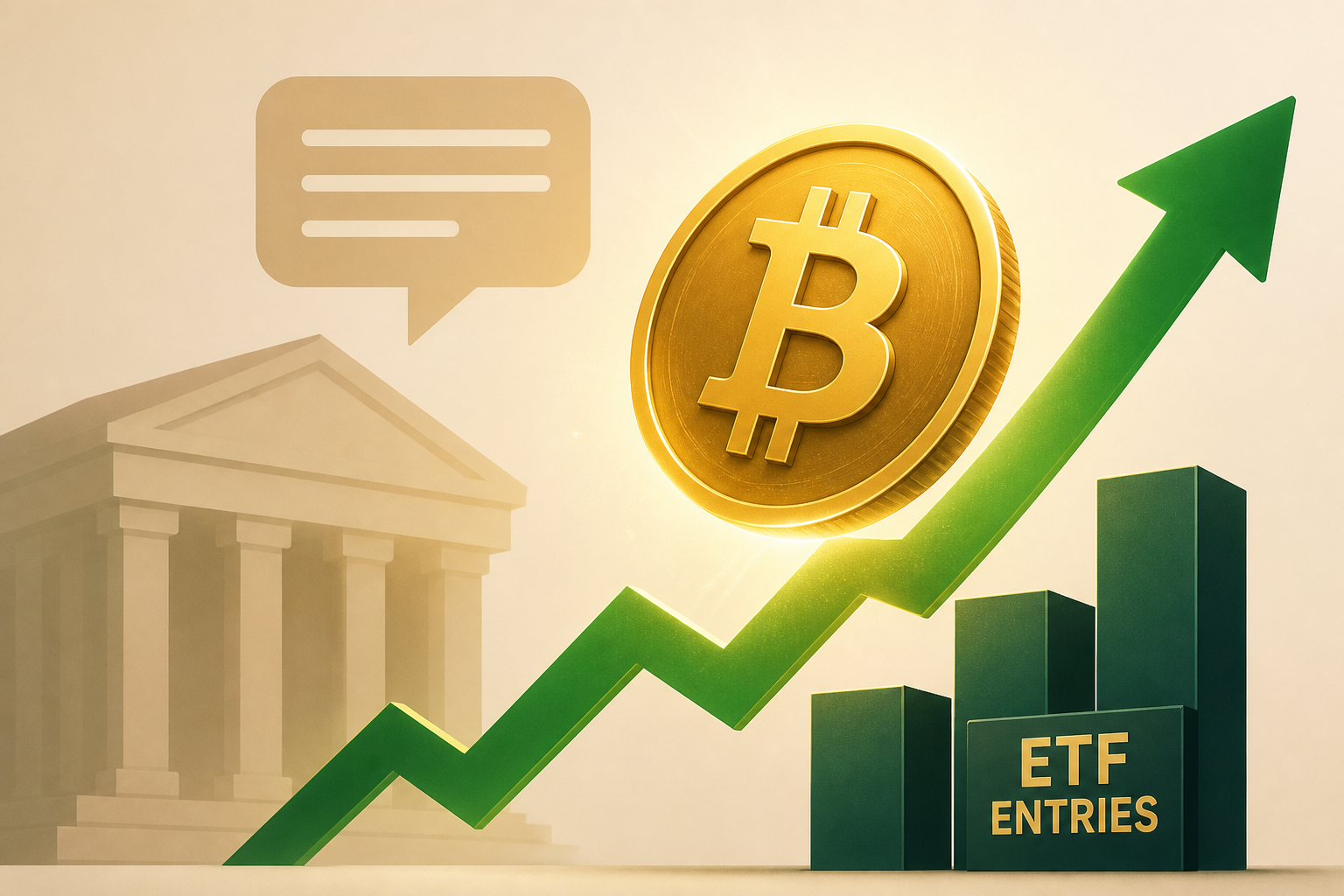 Fed Rate Comments Spark Powerful Bitcoin, Crypto Rally. Bitcoin ETFs Near Entries.