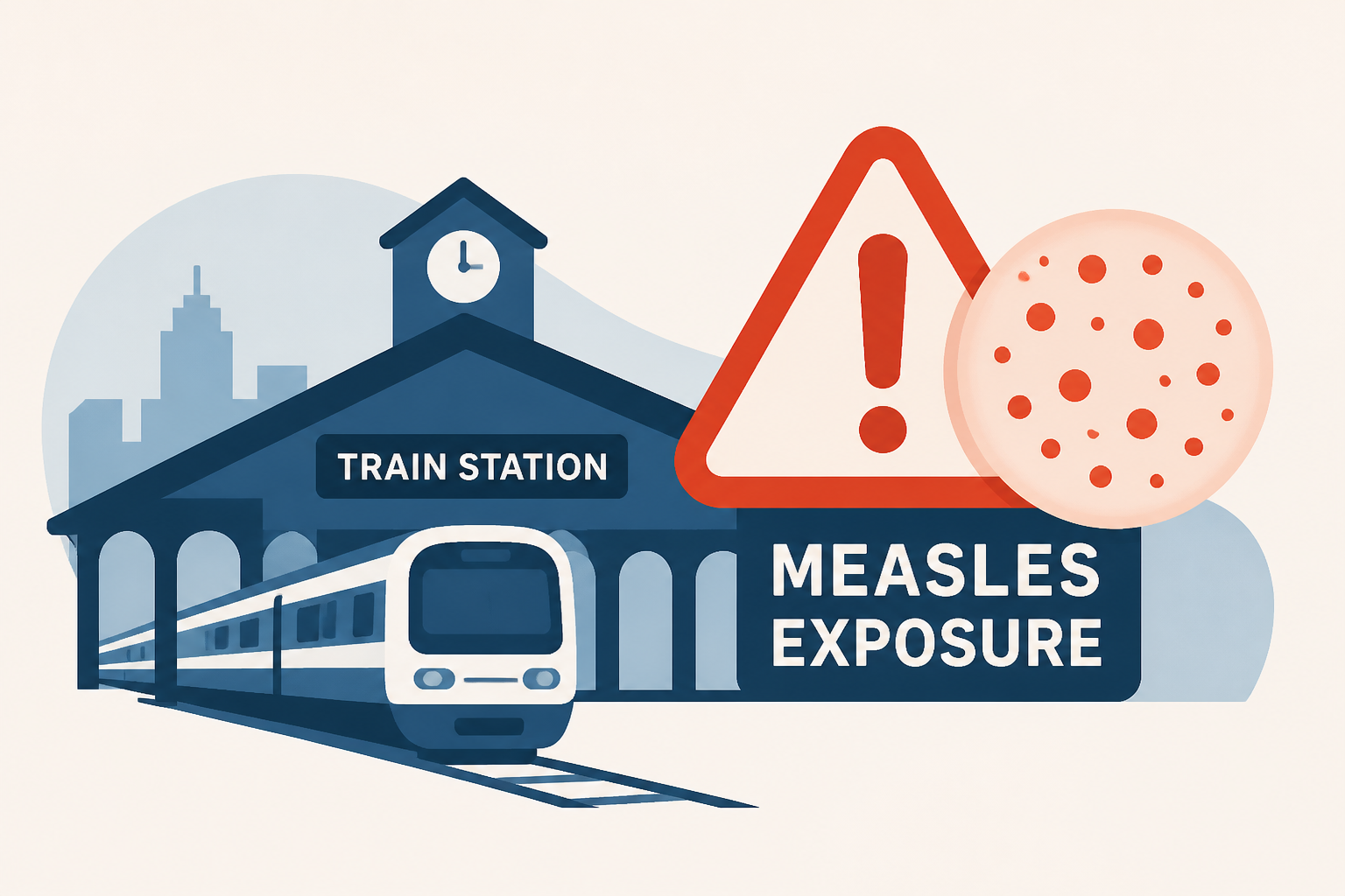 Monroe County Health Department warns of measles exposure at a Rochester train station