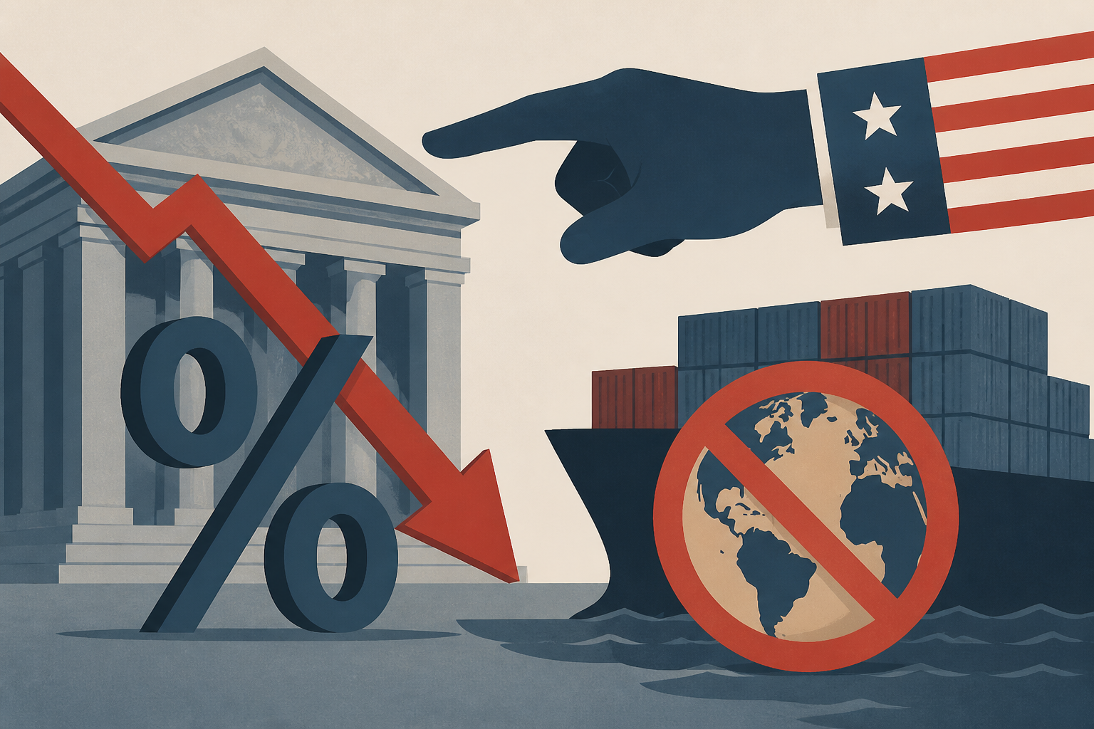 Trump tells Fed to slash rates or he'll end trade with countries with U.S. surpluses