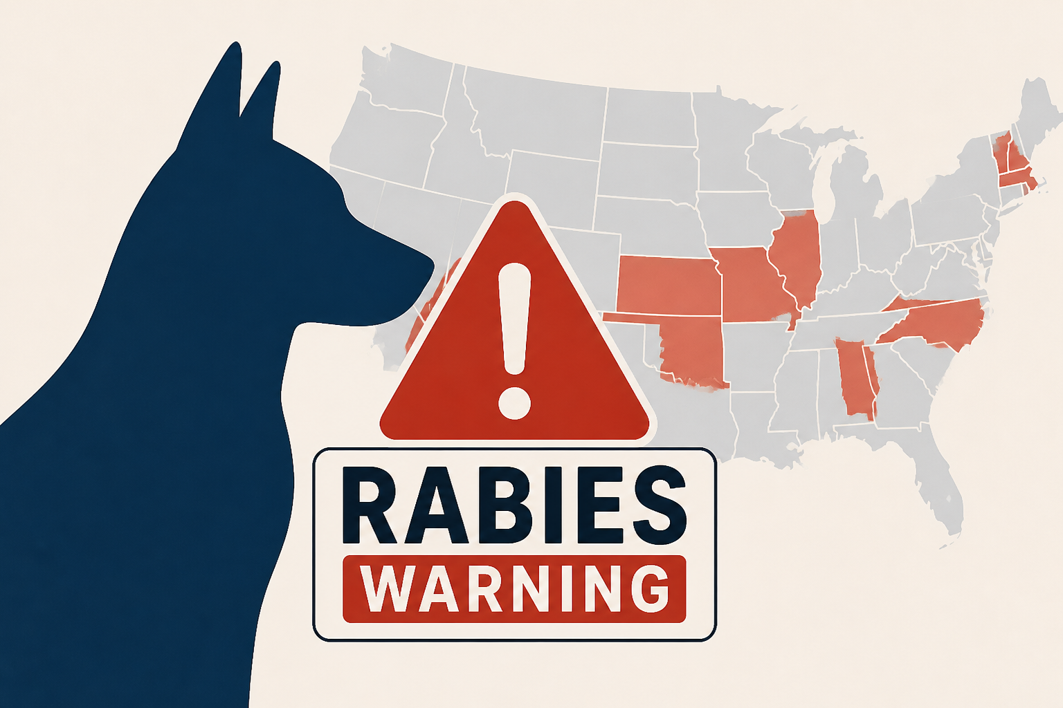 Rabies Warning Issued in Multiple States as Local Cases Rise