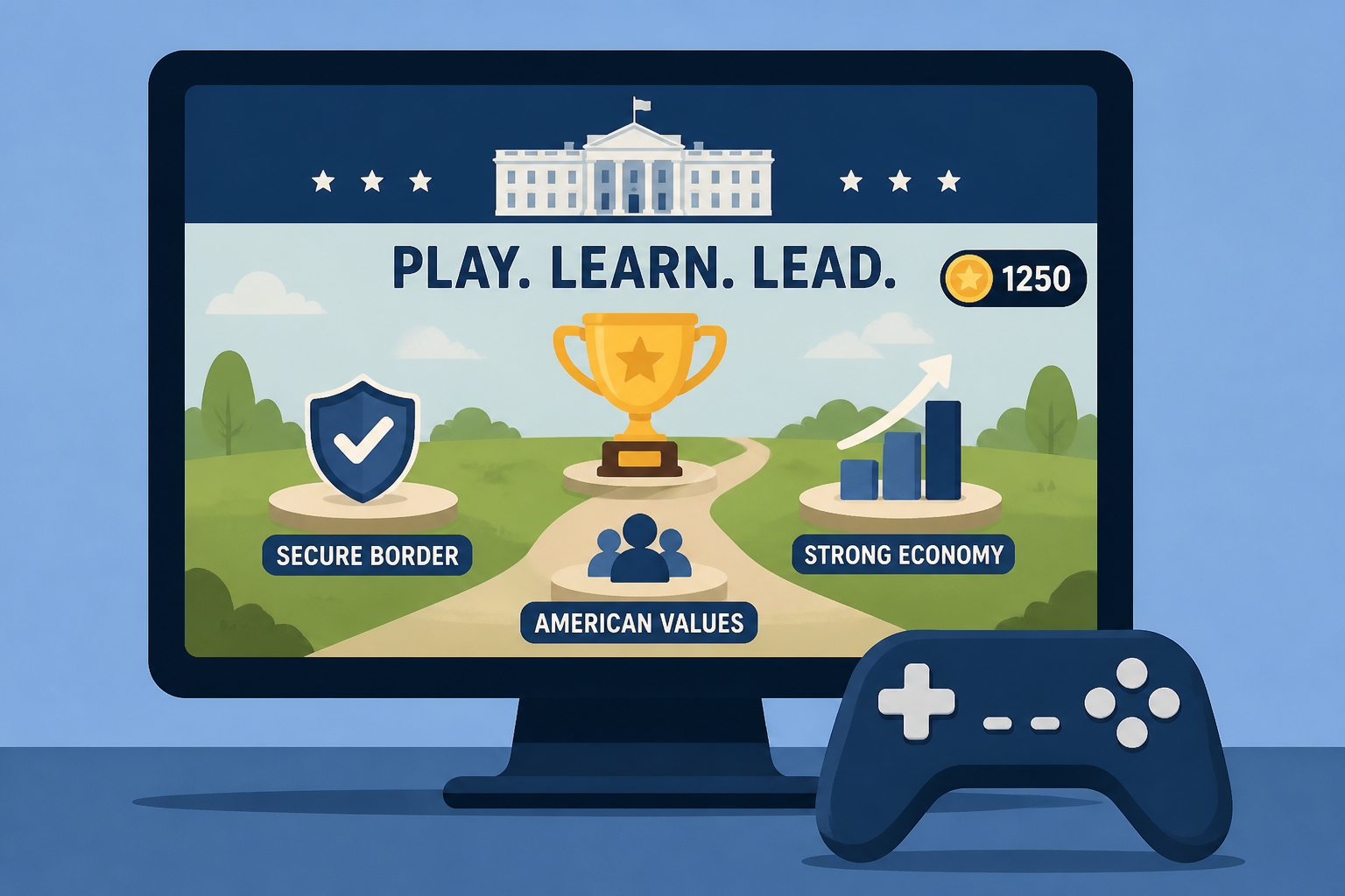 White House debuts online games that promote Trump's policies
