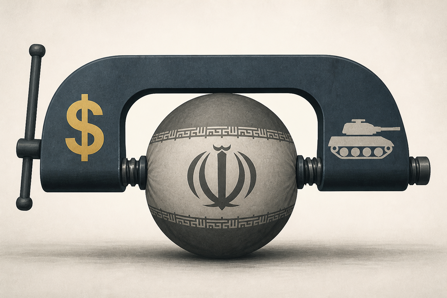 Trump turns to a dual economic and military approach to squeeze Iran