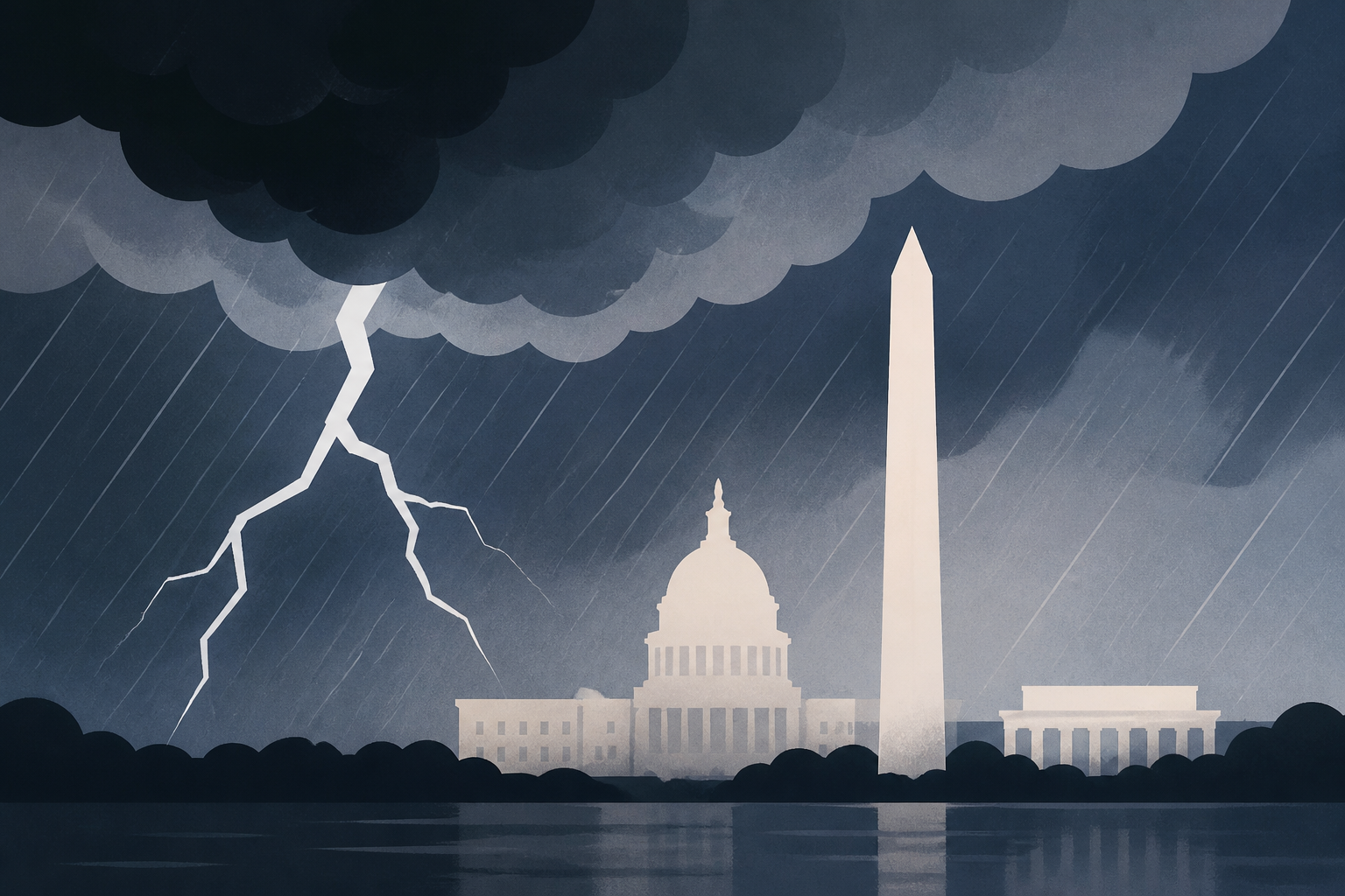 Videos: Violent storms tear across DC Thursday night