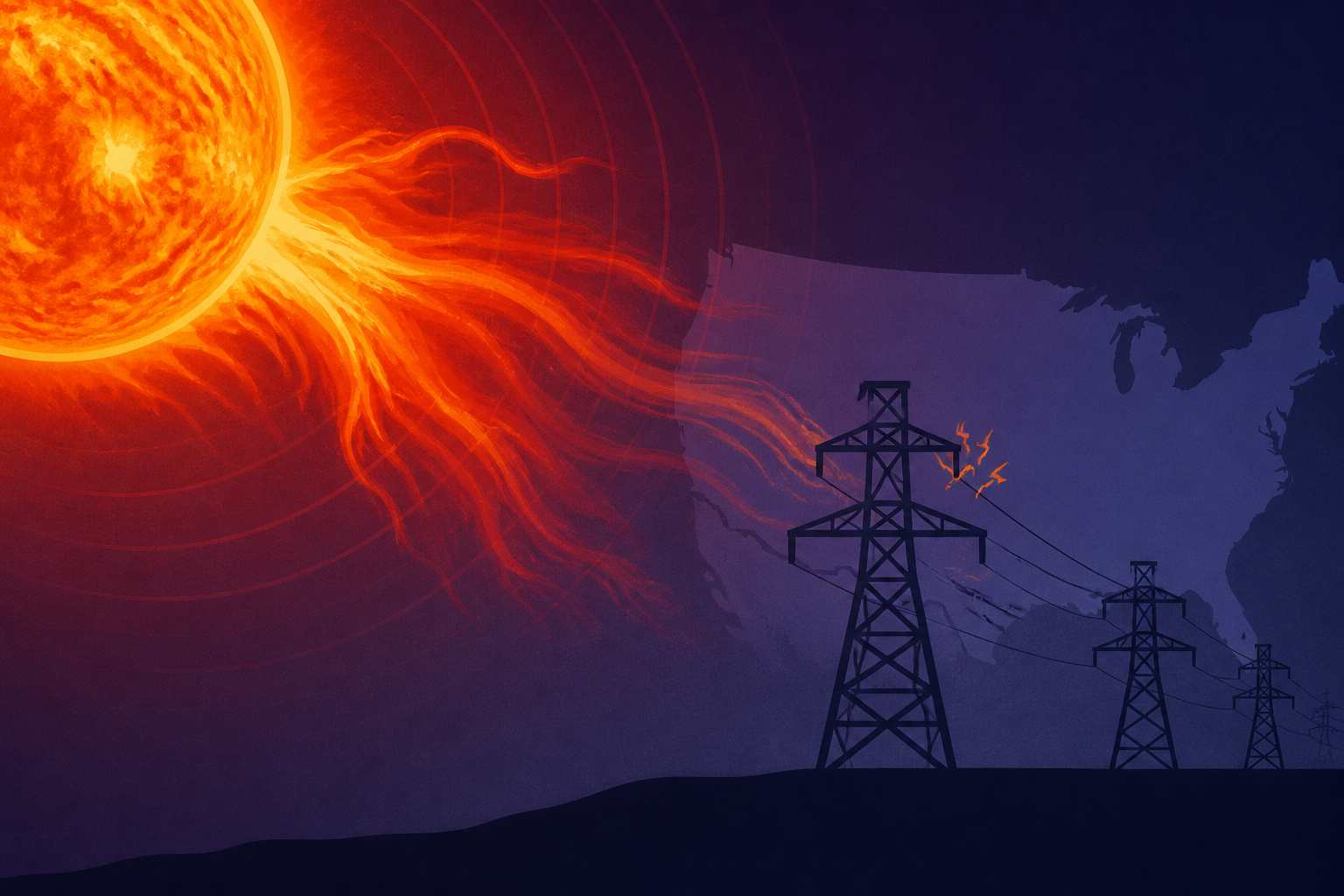 Here’s where a massive solar storm could take down the US power grid