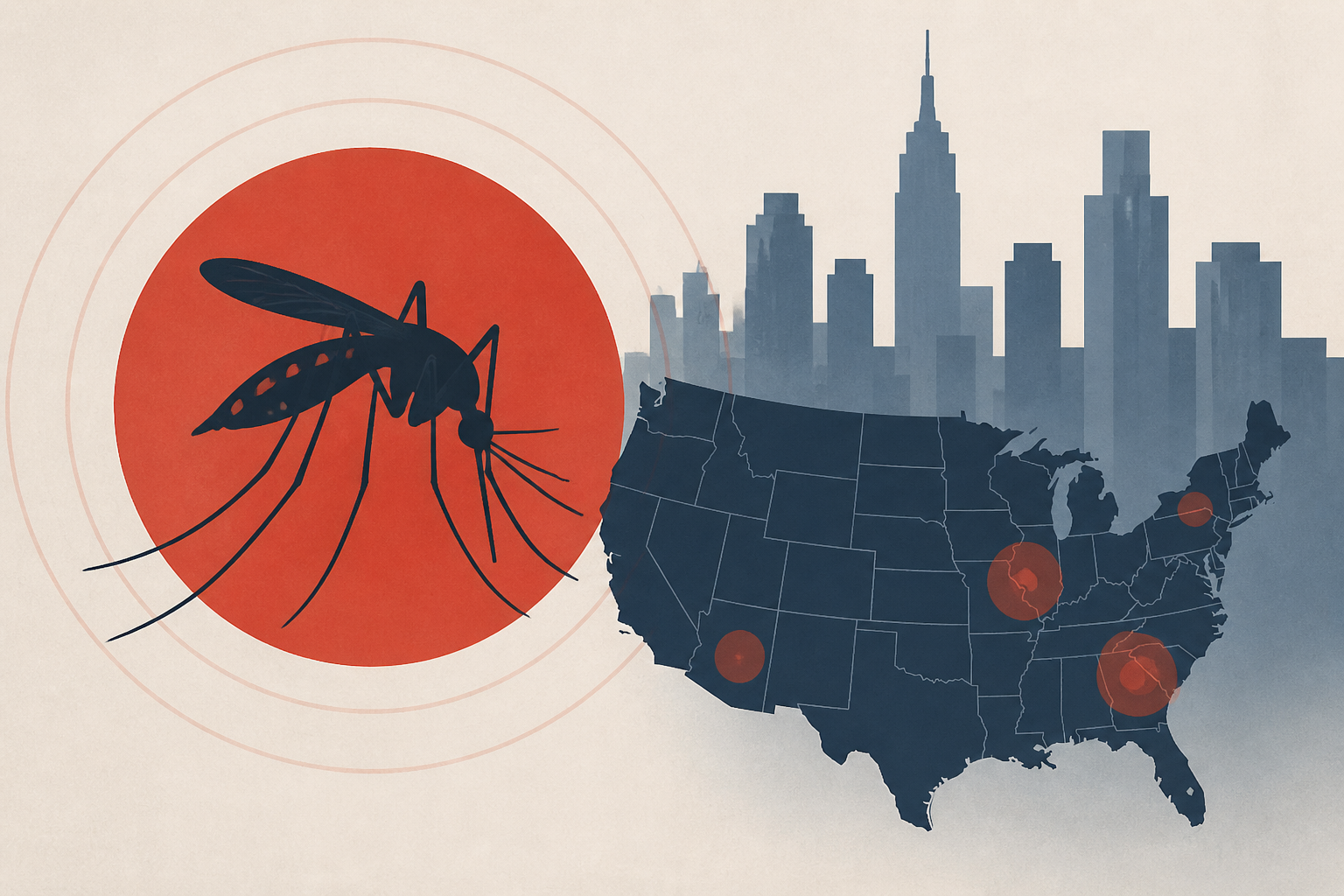 Deadly mosquito-borne virus claims first life in major US city as cases spread