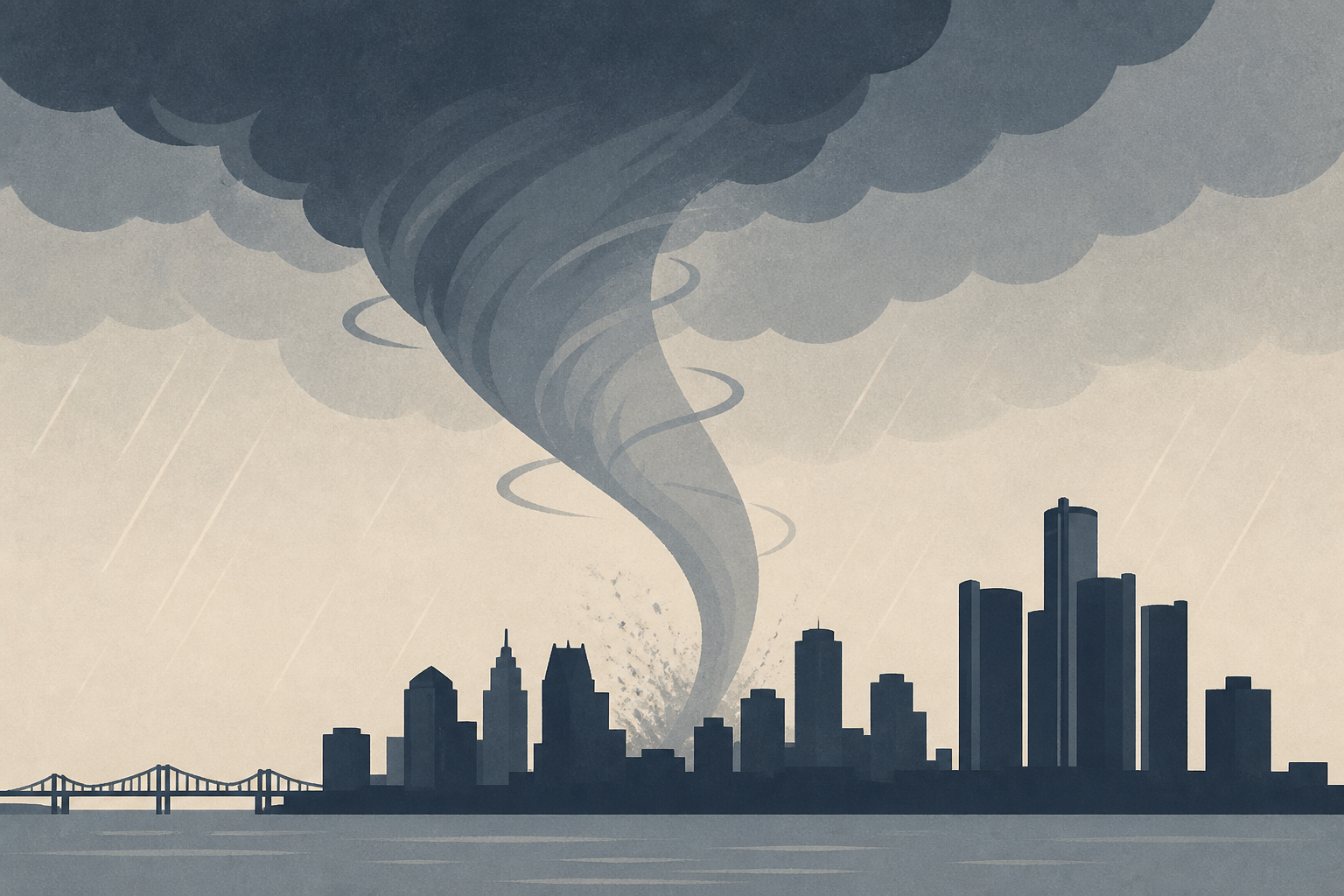 Mayor confirms tornado hit Detroit in Thursday storms