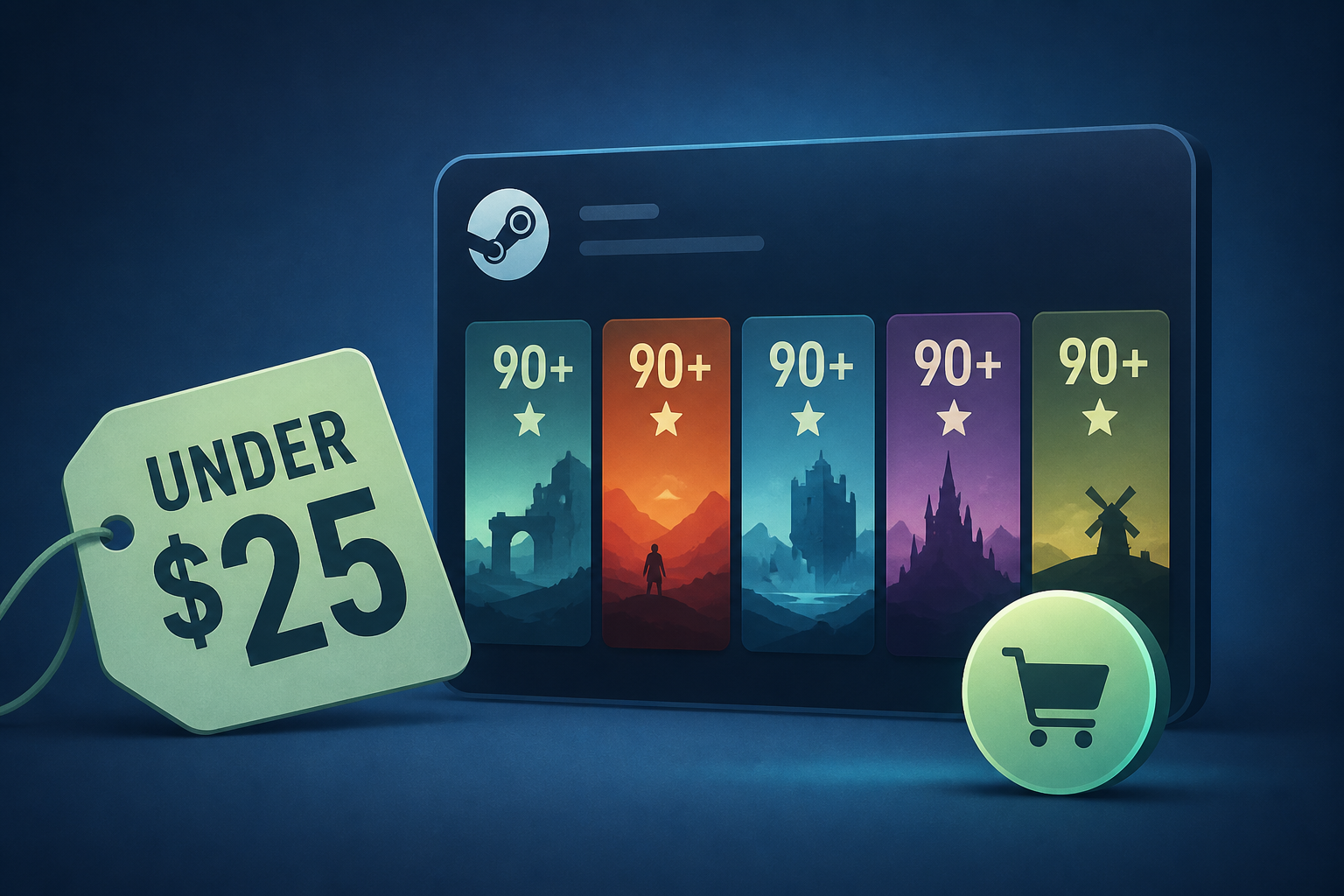 You Can Get 5 Excellent 90+ Rated Steam Games For Under $25 Right Now