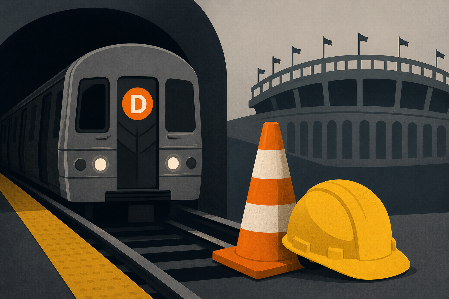 MTA worker killed by D train near Yankee Stadium in the Bronx