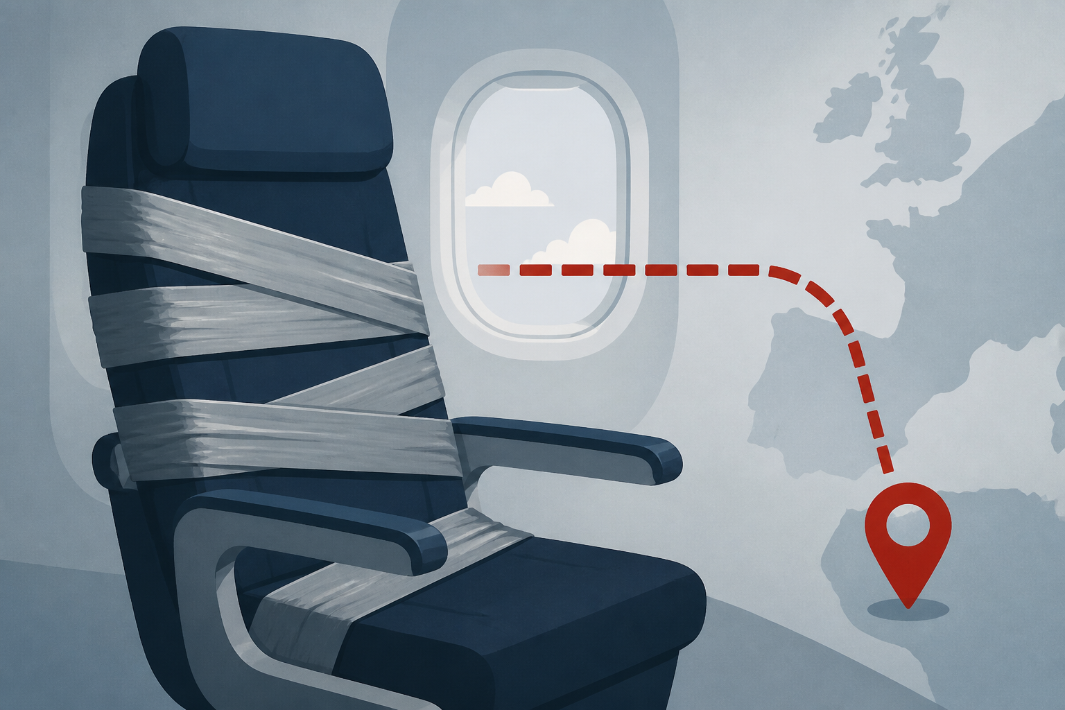 American Airlines passenger duct-taped to seat, plane diverted after mid-flight outburst