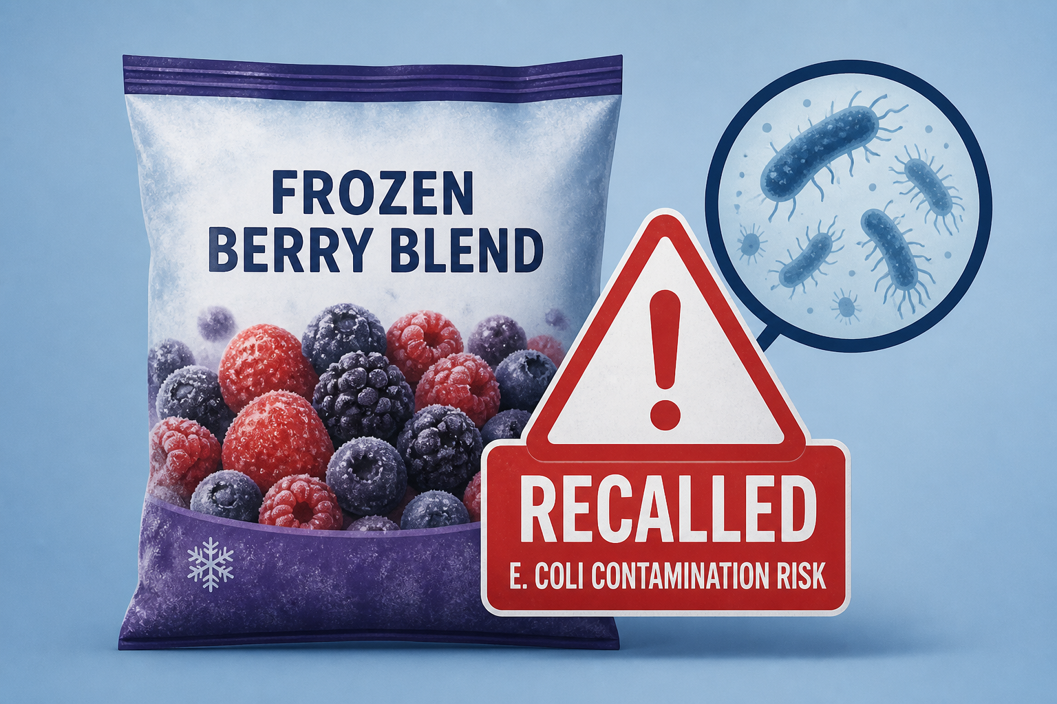 Frozen berry blend sold at Walmart recalled over E. coli contamination risk