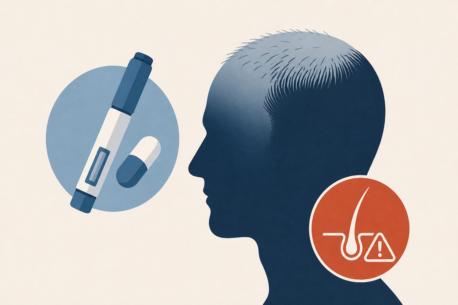 Weight Loss Drugs Linked to Extra Hair Loss Risk in Men