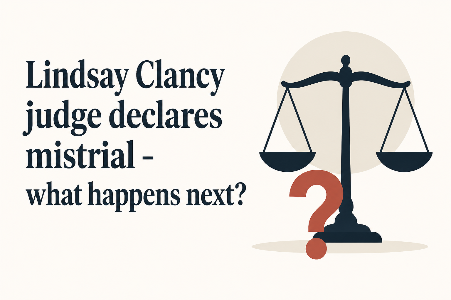 Lindsay Clancy judge declares mistrial - what happens next?