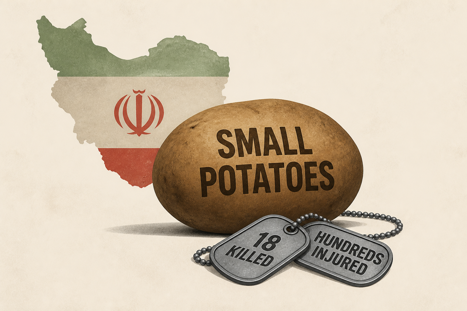 Trump says Iran conflict, which has killed 18 US service members and injured hundreds more, is ‘small potatoes’