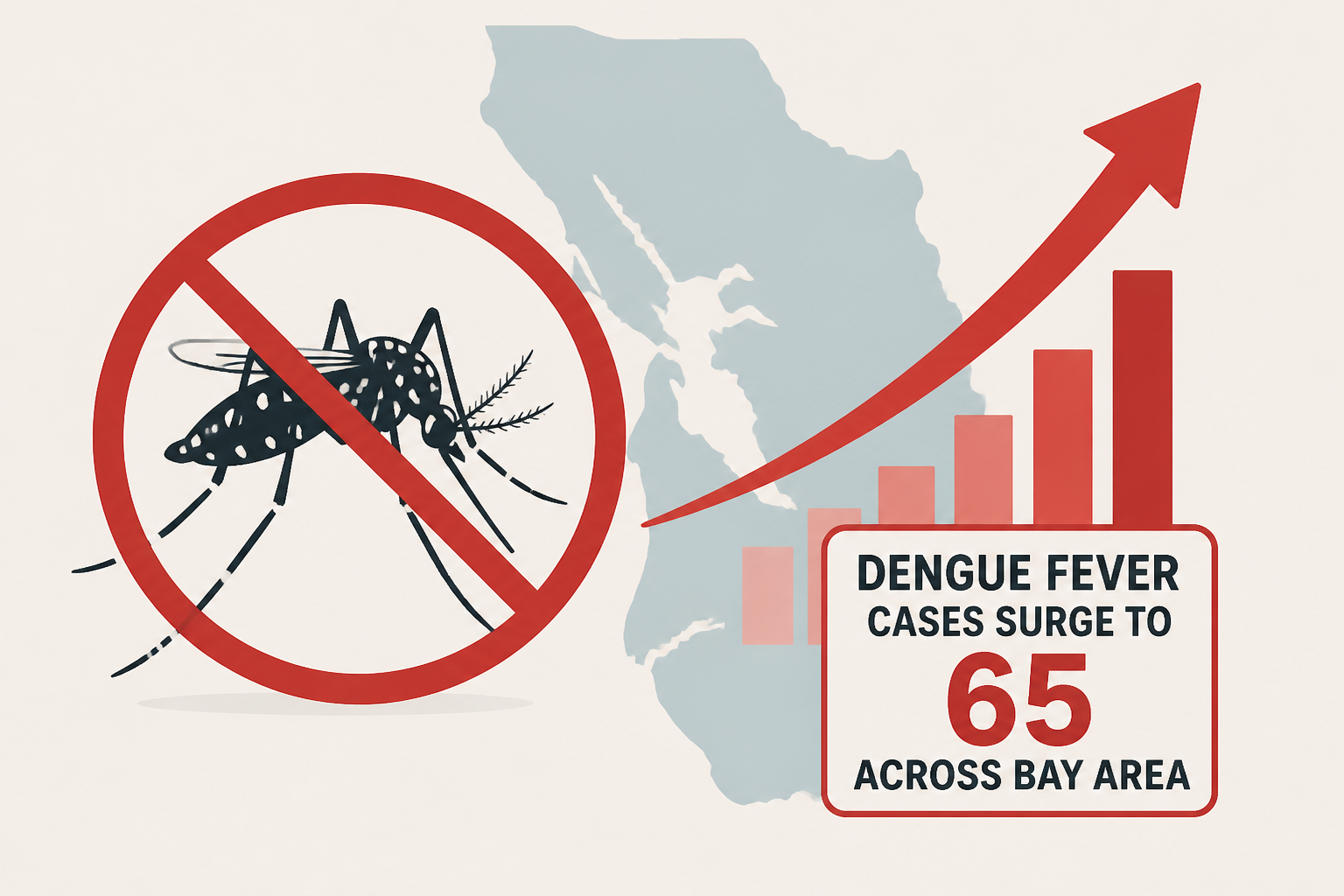 Dengue fever: Locally acquired cases surge to 65 across Bay Area