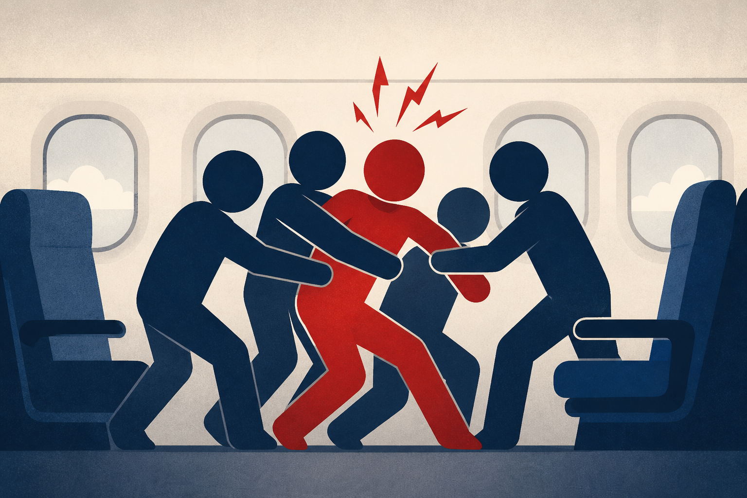 Passengers who helped restrain disruptive man on American Airlines flight describe chaos