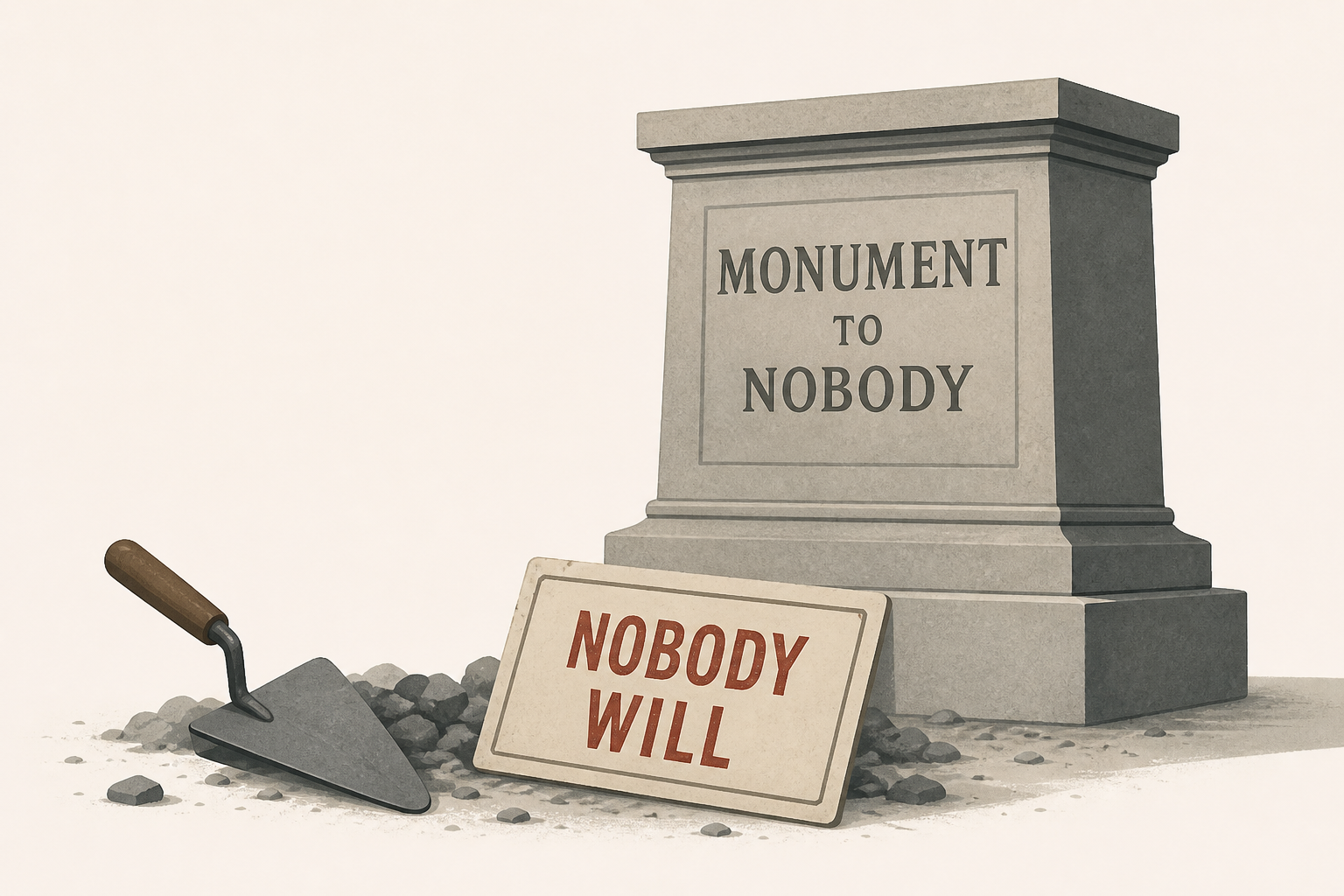 Trump says 'nobody will' build monuments for him