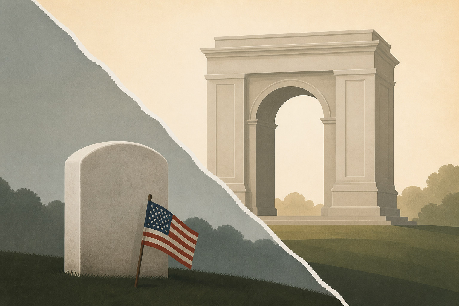 Retired general calls Trump's proposed arch near Arlington a 'sacrilege'