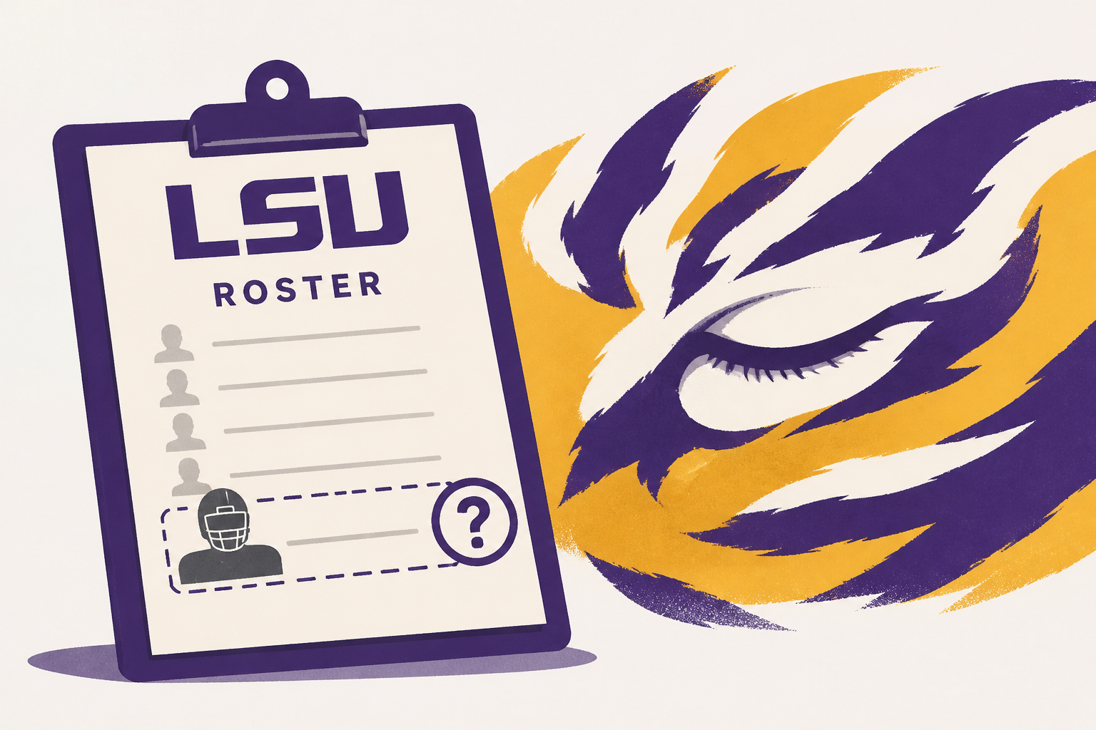 LSU blinks, for now, on the issue of putting former NFL players on the roster
