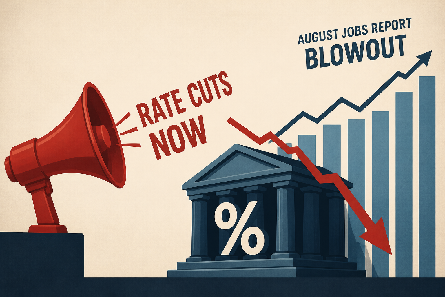 Trump Demands Fed Rate Cuts After Blowout August Jobs Report