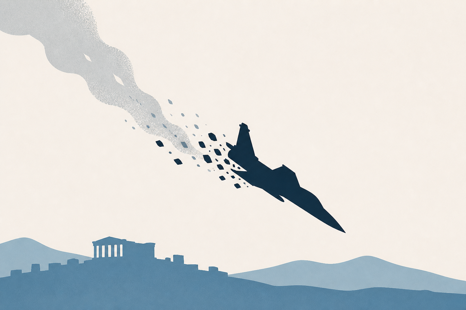 Greek air force jet crashes at annual aerial show near Athens