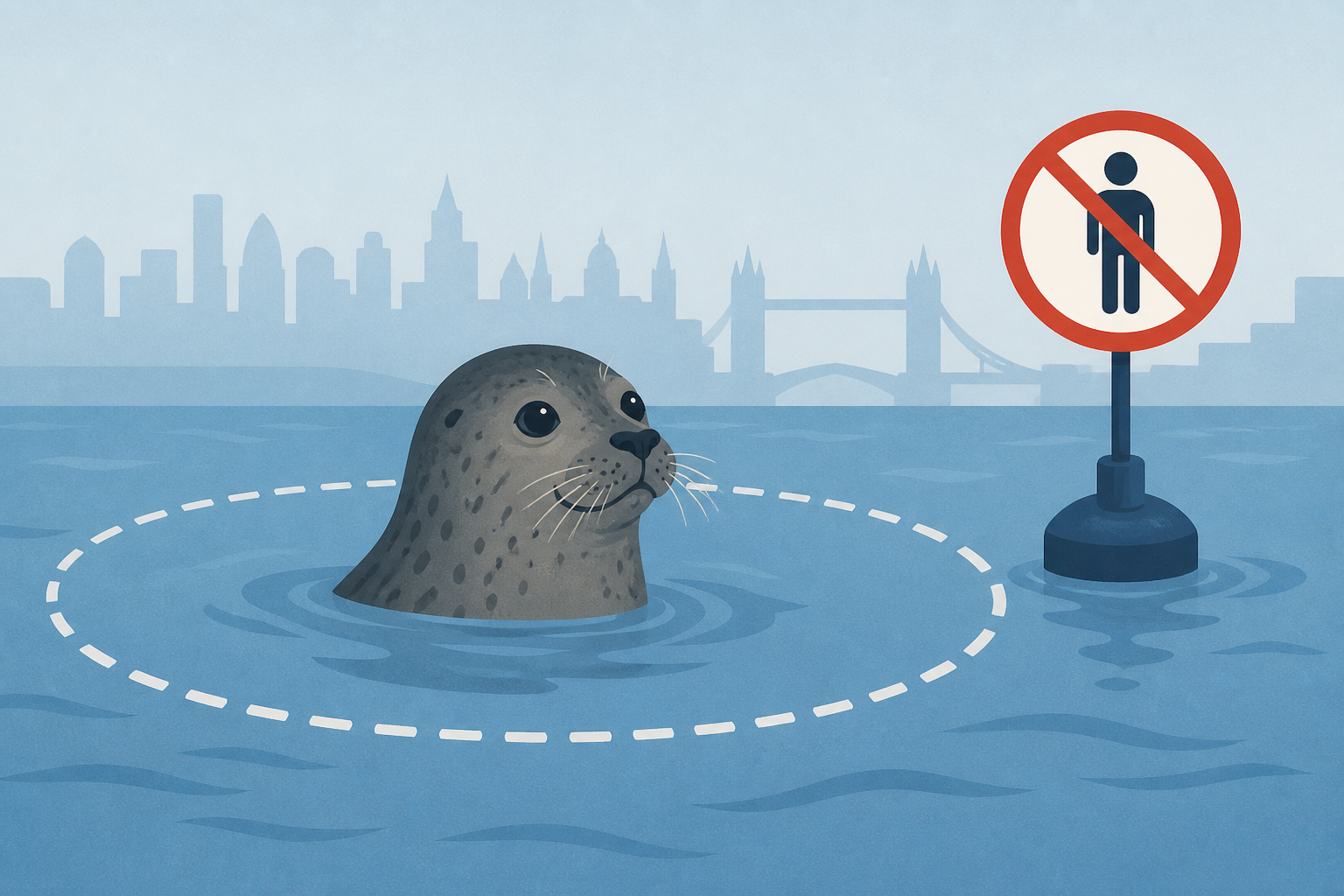 Plea to give Thames seals space for everyone's safety