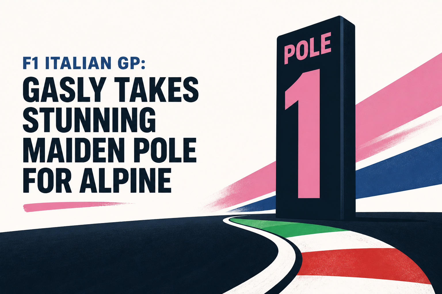 F1 Italian GP: Gasly takes stunning maiden pole for Alpine