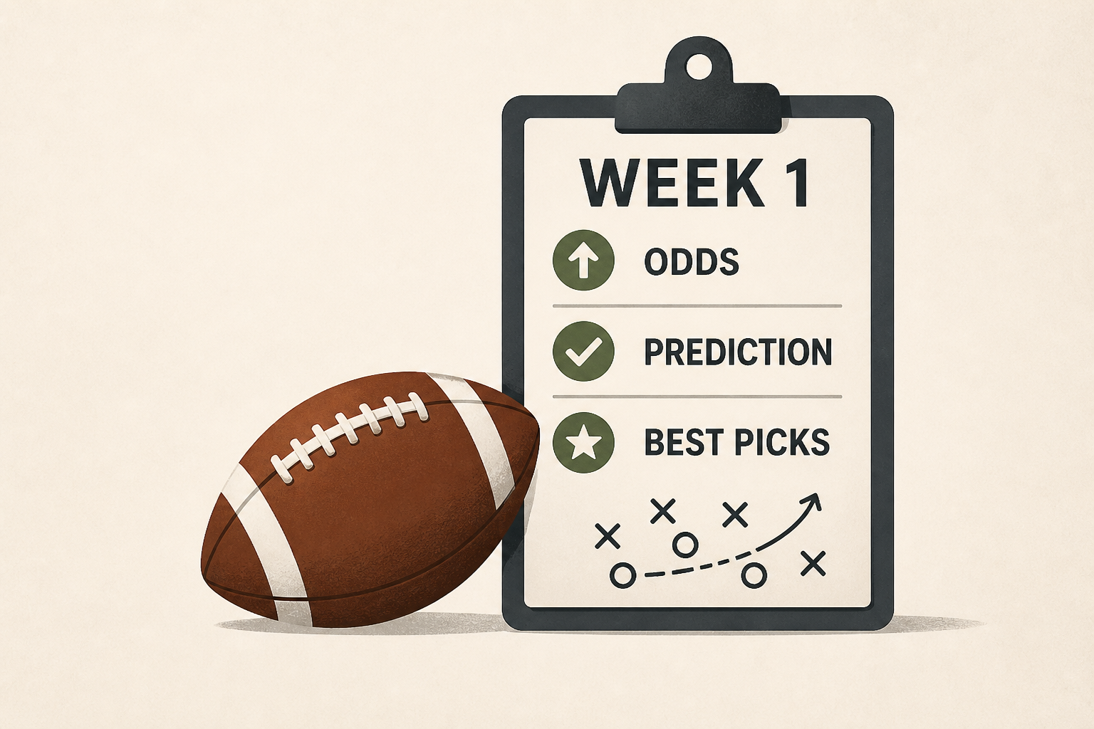 College football odds, prediction, best Week 1 picks today
