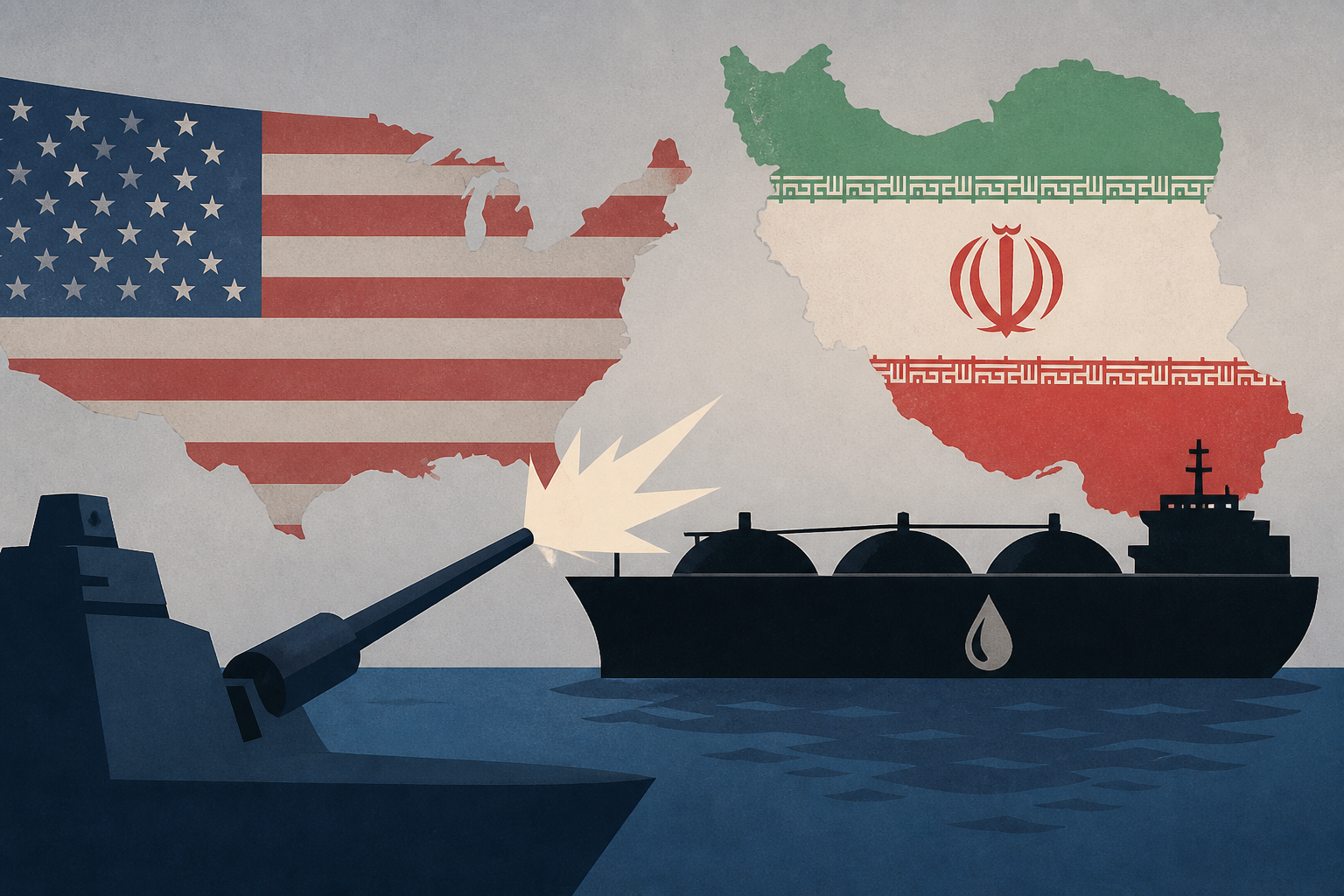US hits Iranian oil tankers after saying Iran hit Navy warships : NPR