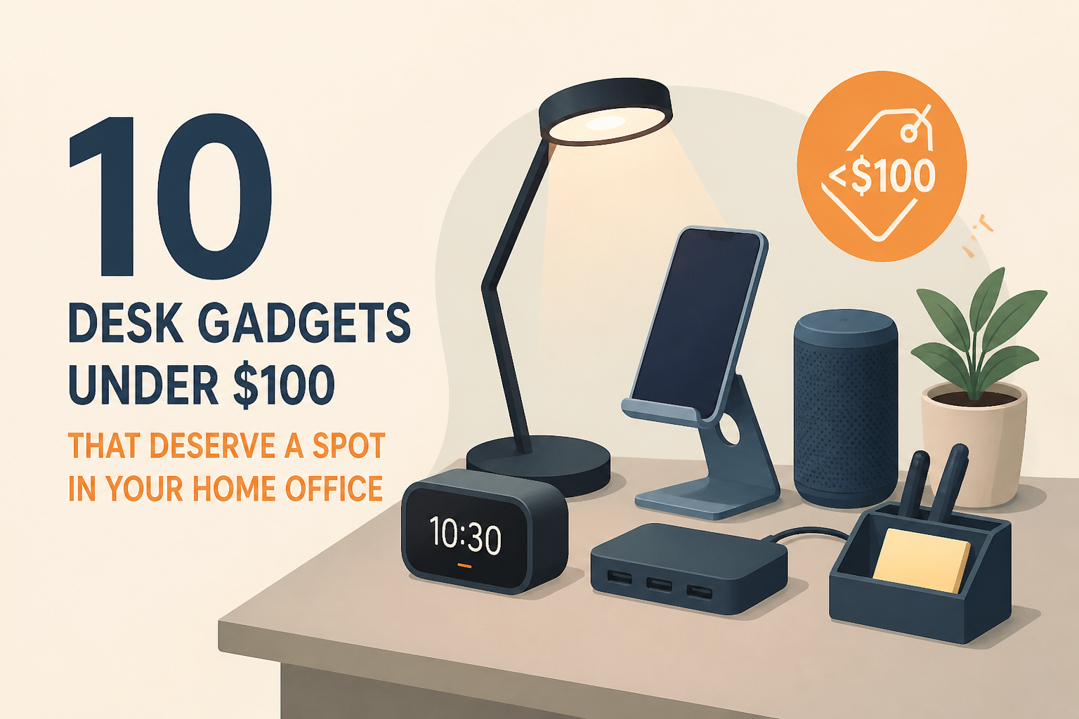 10 Desk Gadgets Under $100 That Deserve A Spot In Your Home Office