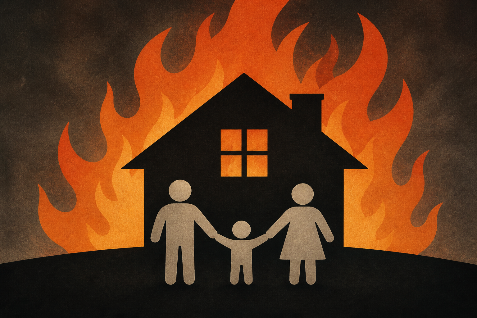 Married couple and their young child found shot to death inside burning LA home