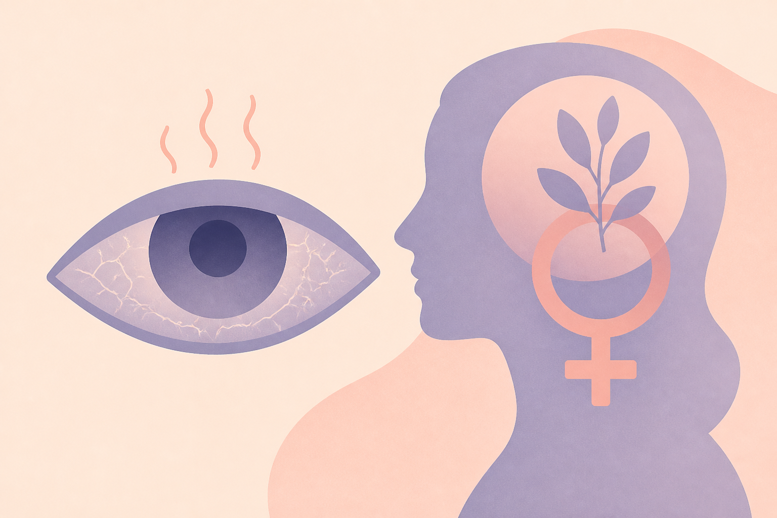 Dry eyes happens during menopause in many women : NPR