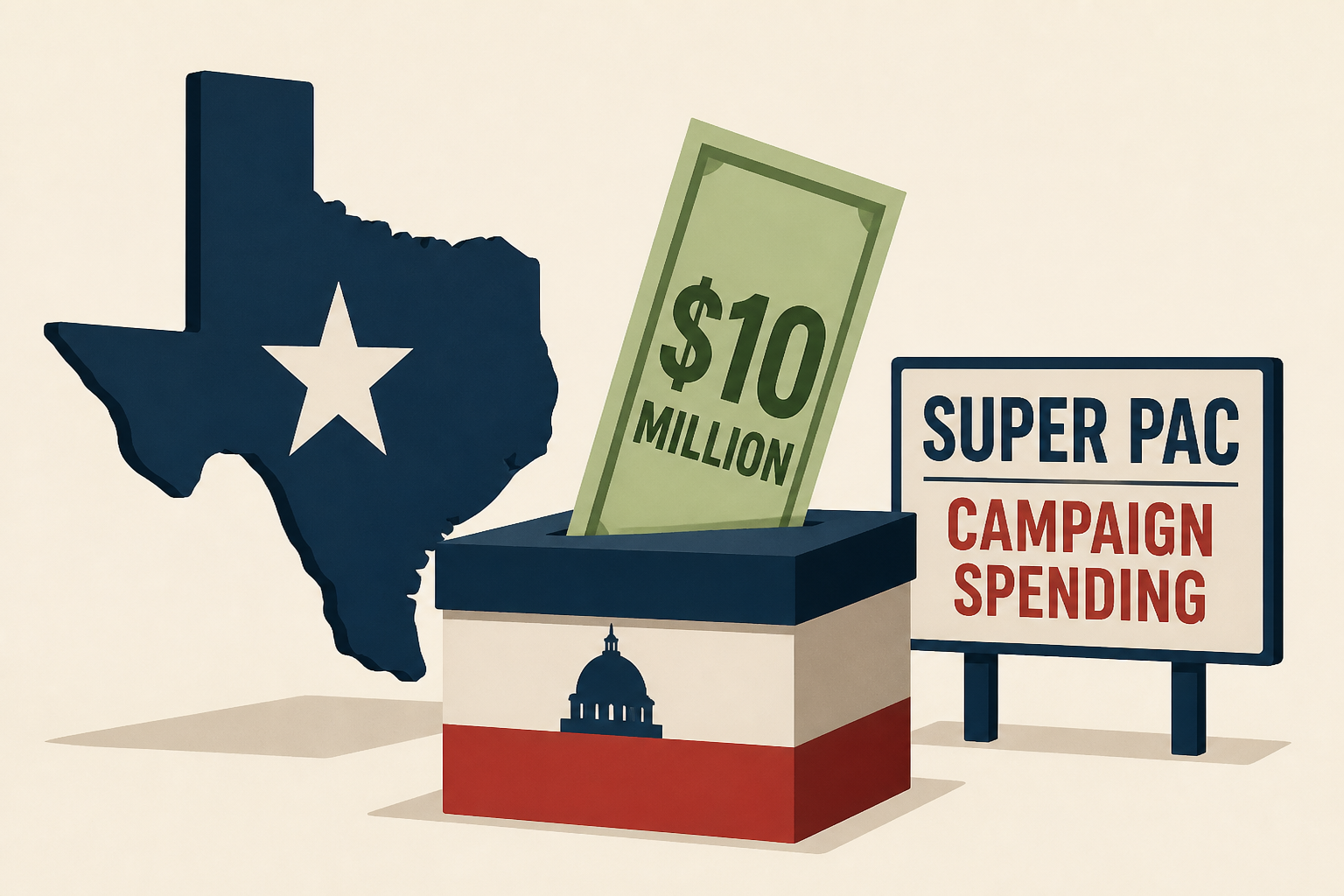 Trump-aligned super PAC to spend $10 million in Texas Senate race