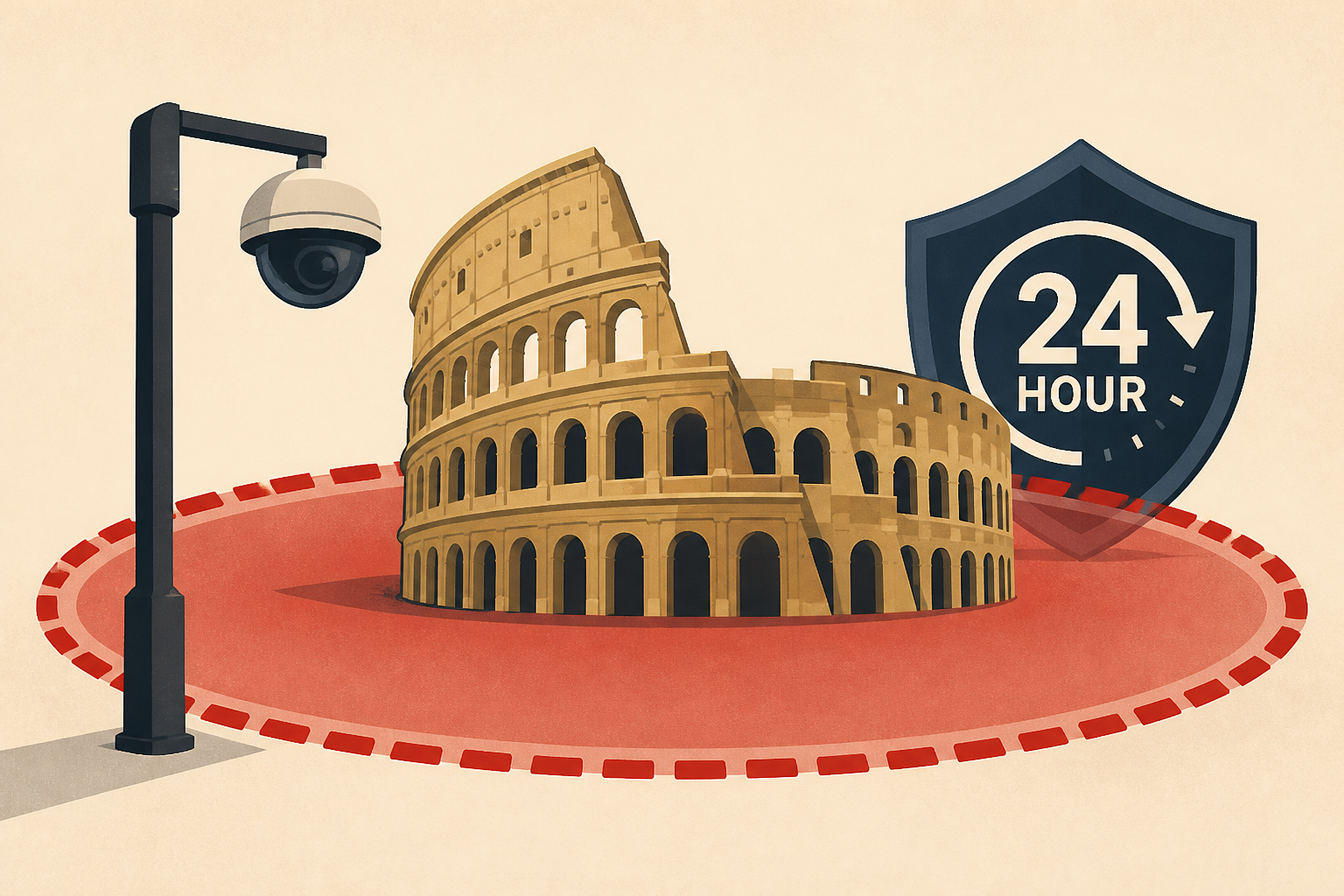 Rome declares area around Colosseum a 'red zone,' adding 24-hour security