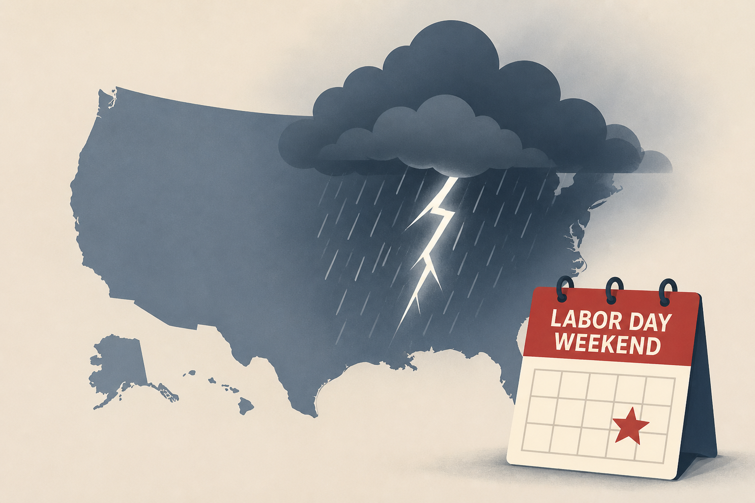 Severe weather to impact parts of US over Labor Day weekend