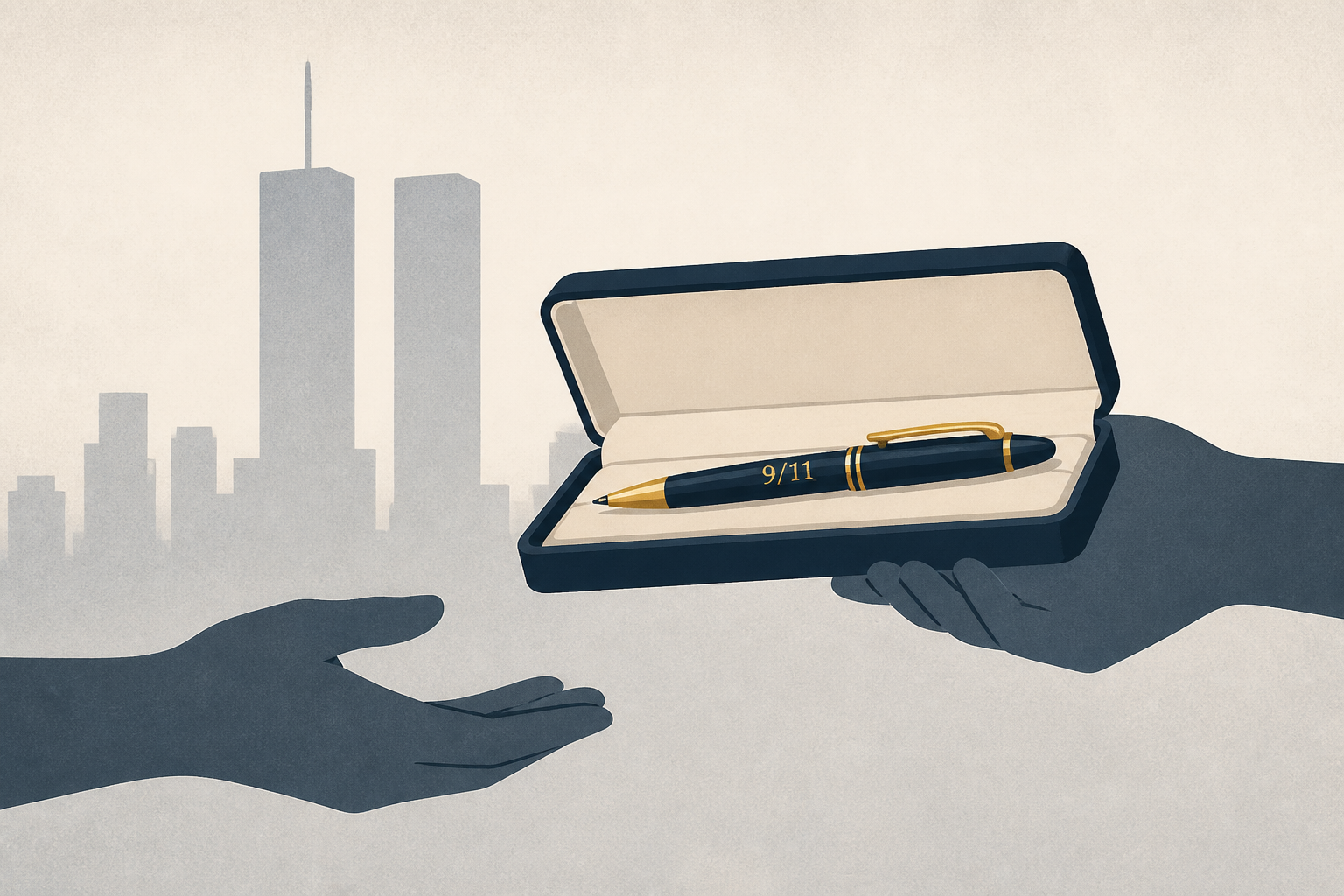 Mamdani gives symbolic 9/11 pen to former al-Qaeda lawyer aide