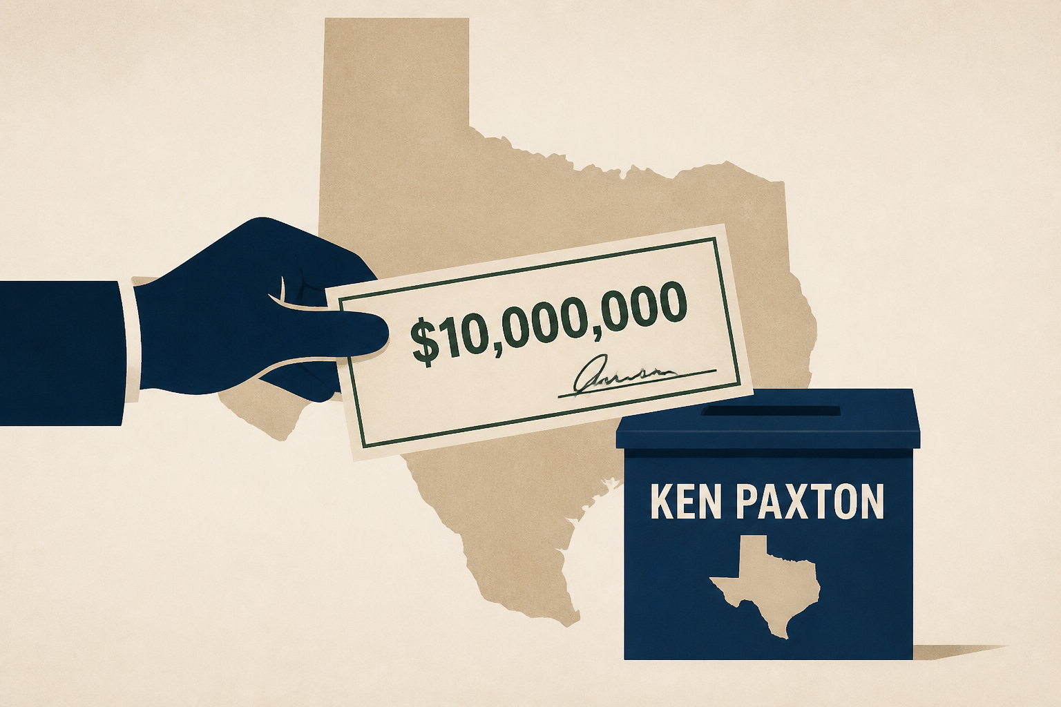 Trump delivers $10 million to Ken Paxton in first major contribution of midterms