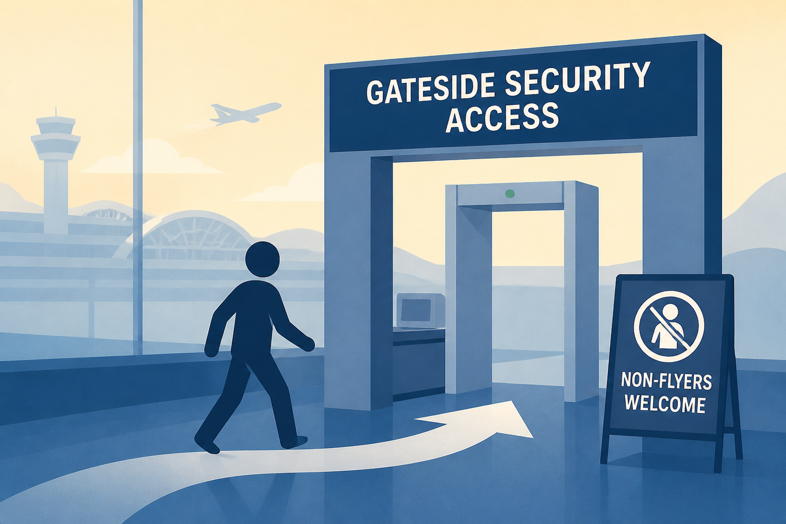 SoCal airports launch TSA gateside security access for non-flyers