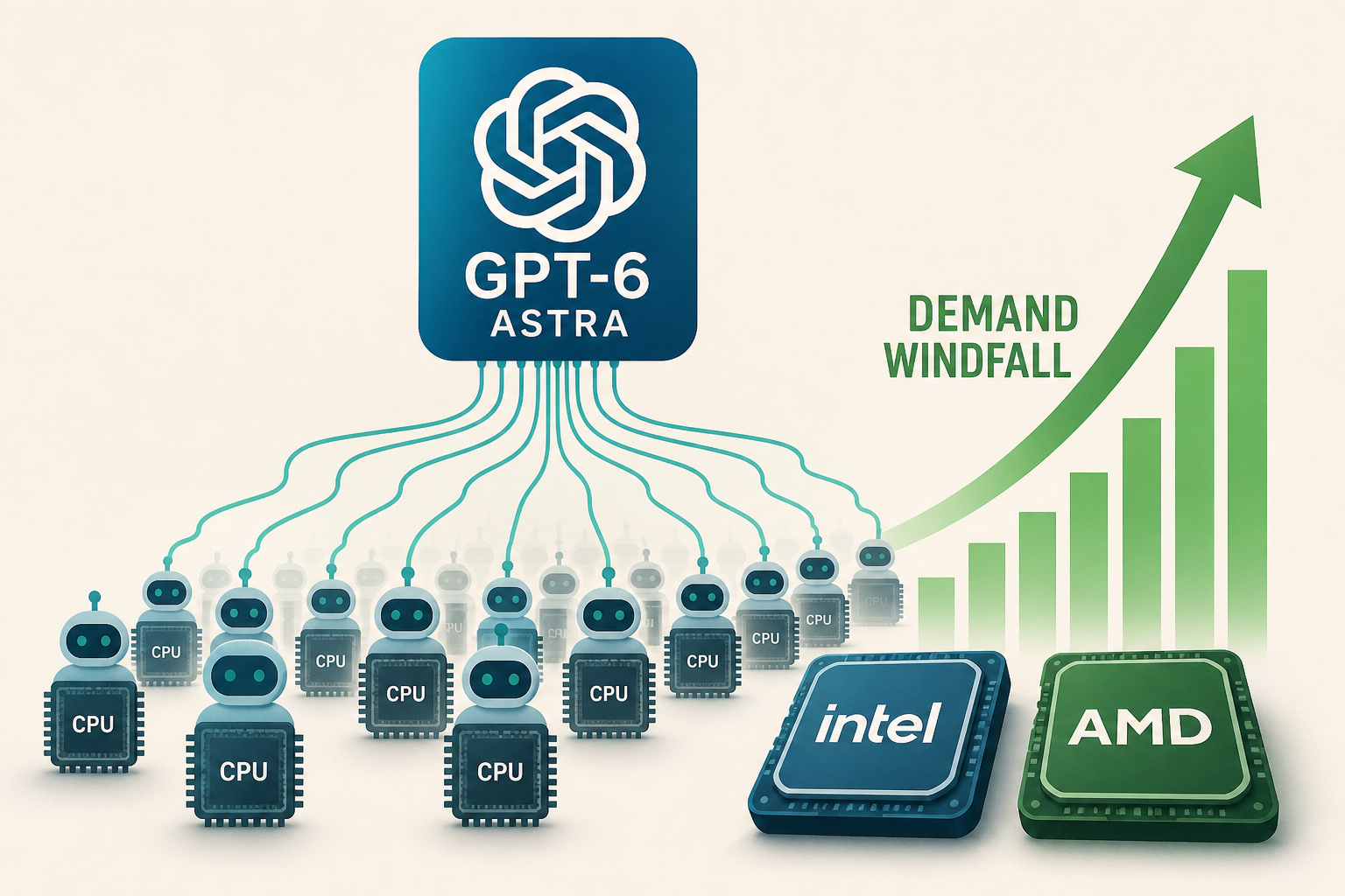 OpenAI's GPT-6 Astra Spawns Armies Of Agents That Run On Local CPUs, Handing Intel And AMD A Demand Windfall