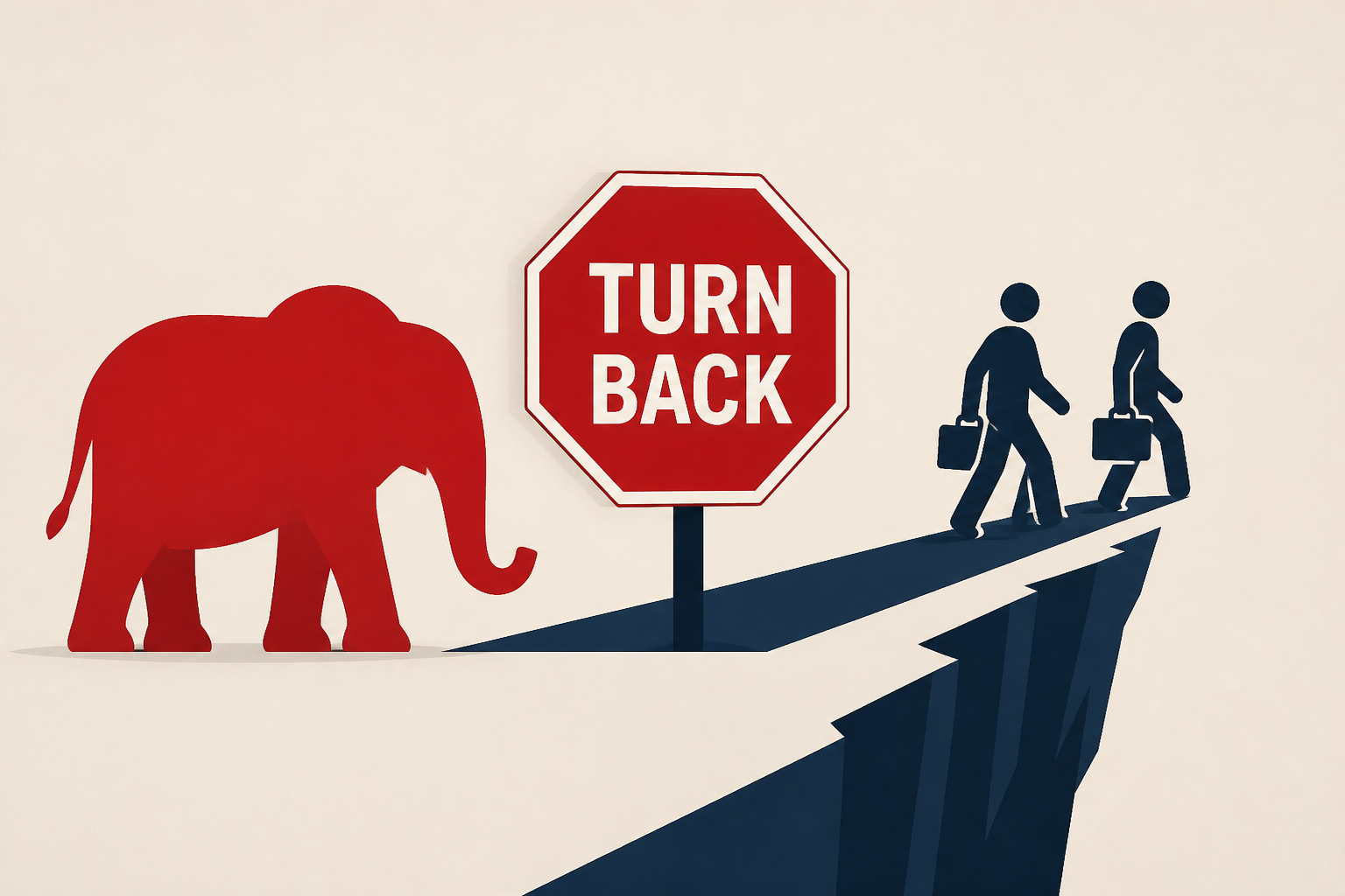 GOP sends tough message to lawmakers considering ditching Trump ahead of midterms