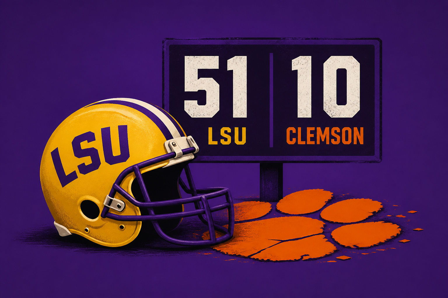 'Imagine if we had pro players': LSU blows out Clemson 51-10 as Lane Kiffin trolls all of college football