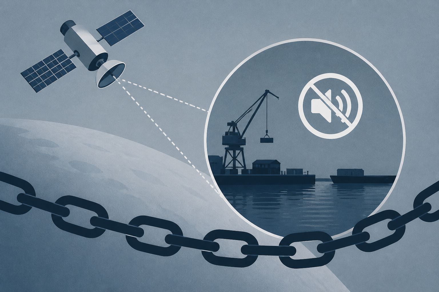 Satellite images show Iran’s key ports falling quiet under US blockade