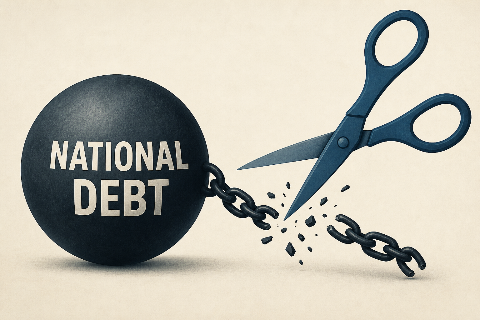A leading French presidential candidate has a simple solution to national debt: just cancel it