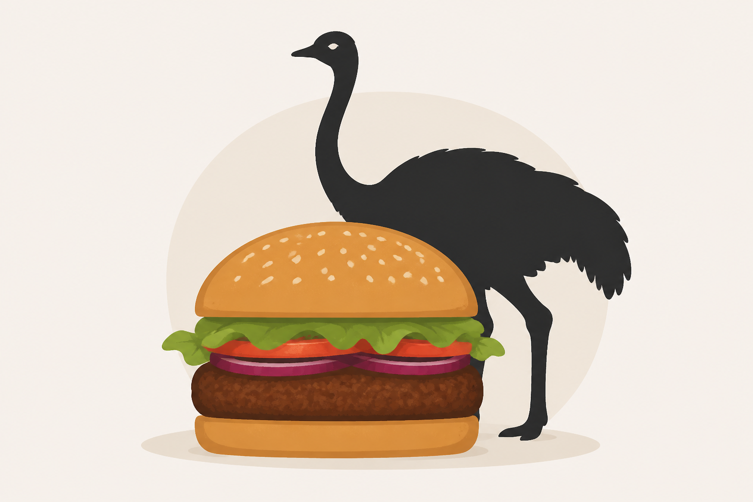 Would you try an ostrich burger? Some say it tastes just like beef