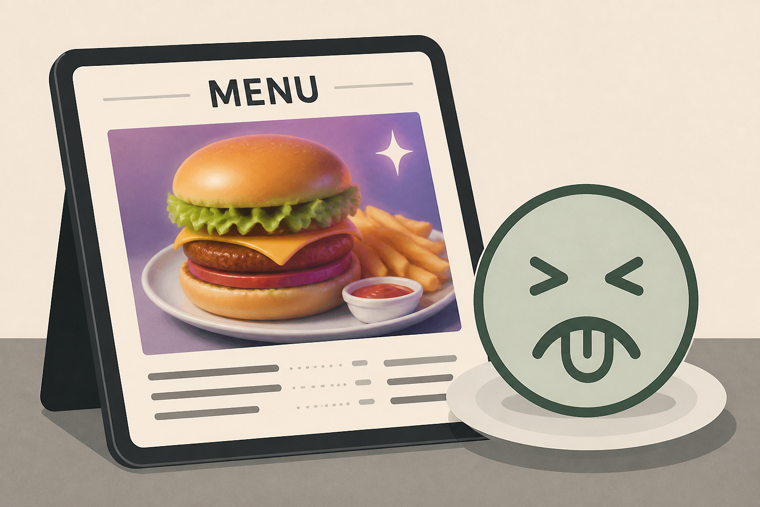 Uncanny and unappetizing: appetites spoil as AI images take over food menus