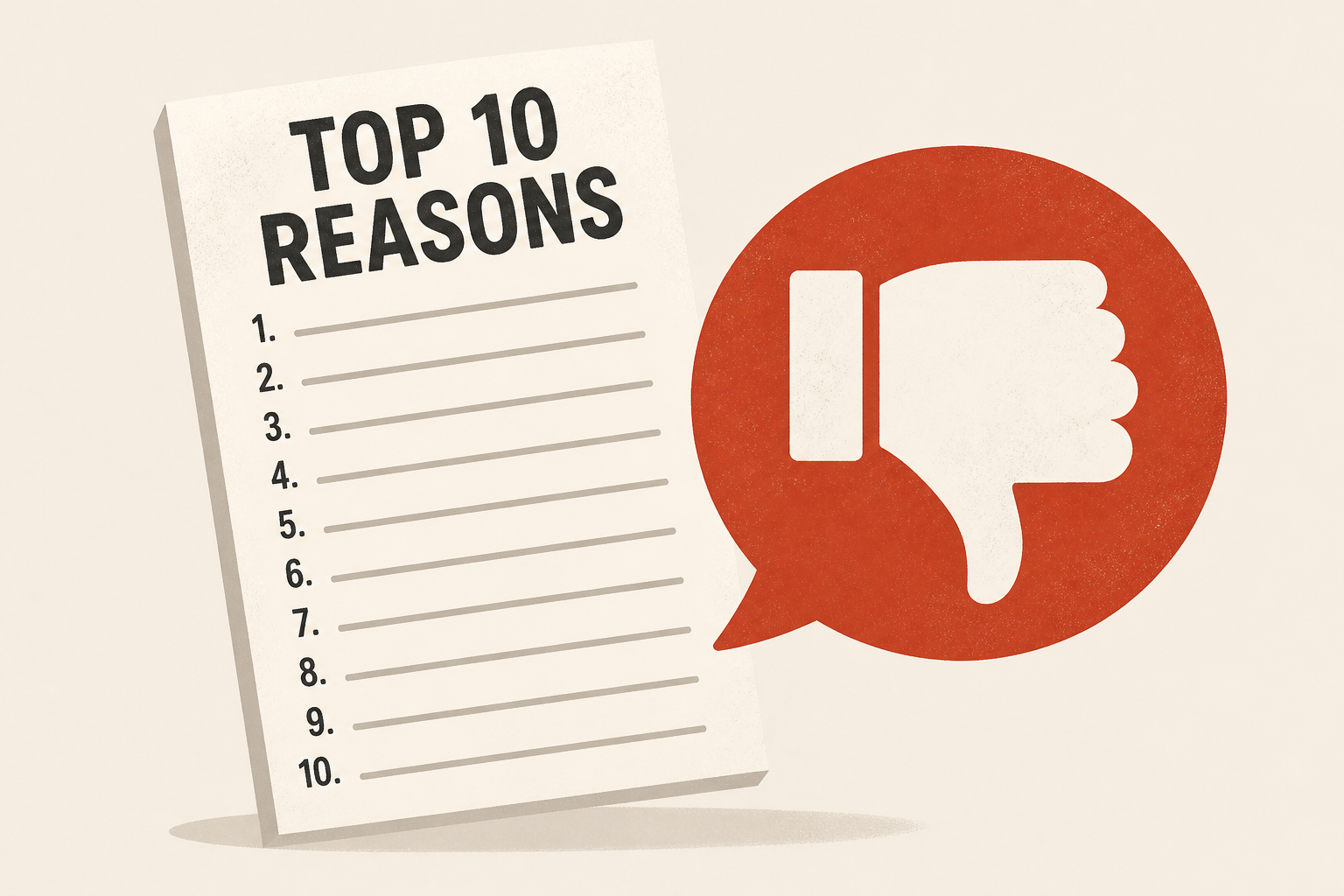 Top Ten Reasons the Felon Is So Unpopular