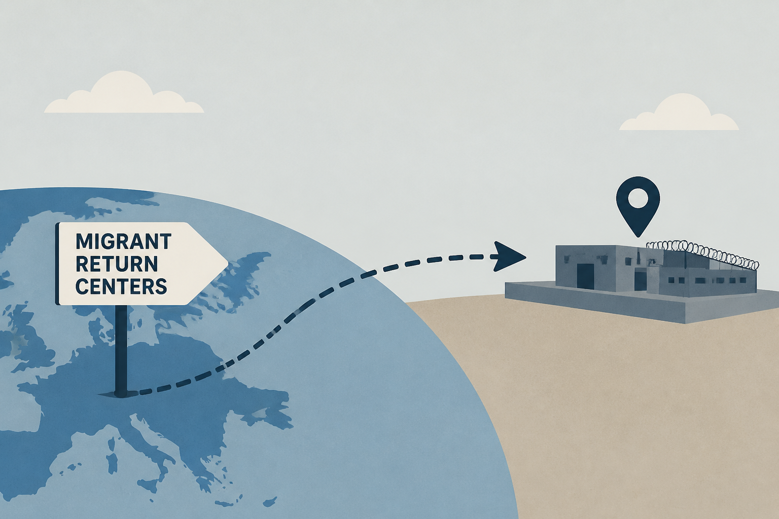 Germany, Denmark, others seek migrant return centers outside EU