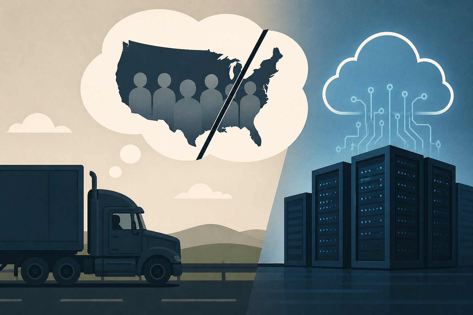 Many truckers don't feel like rest of America about AI data centers