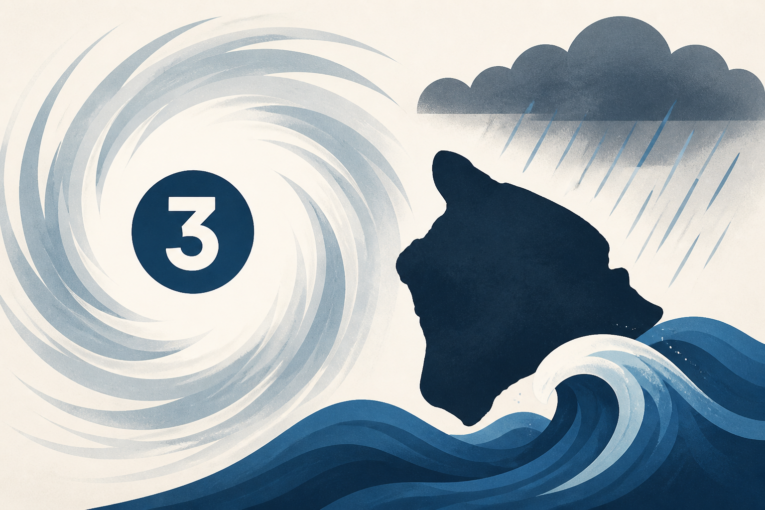 Category 3 Hurricane Lowell will bring high surf and possible rain with flooding to Big Island
